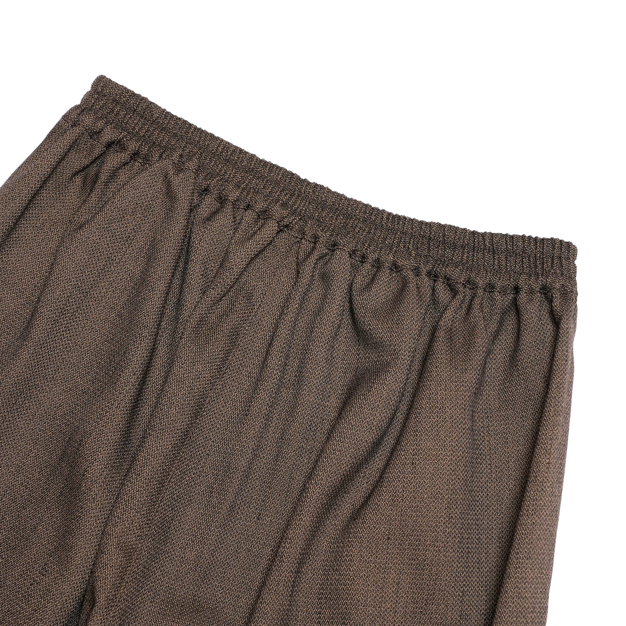 chic tweed round trouser | Color_Brown | No_wht25fpt4057_br【WHYTO_ホワイト】