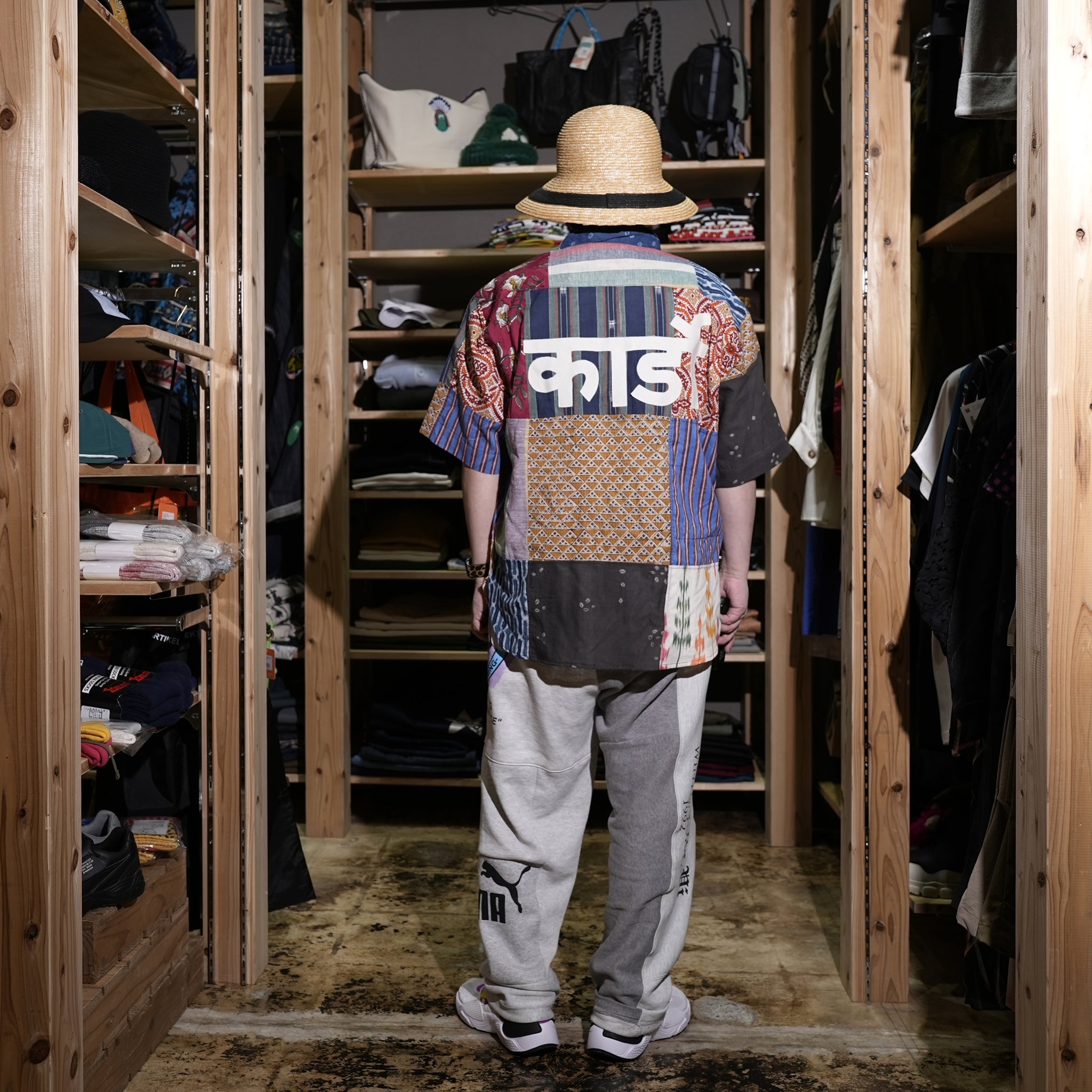 RONEN_patch | OVER SIZED CAMP COLLARSS SHIRT | Color:Patchwork 05【KARDO_カルド】