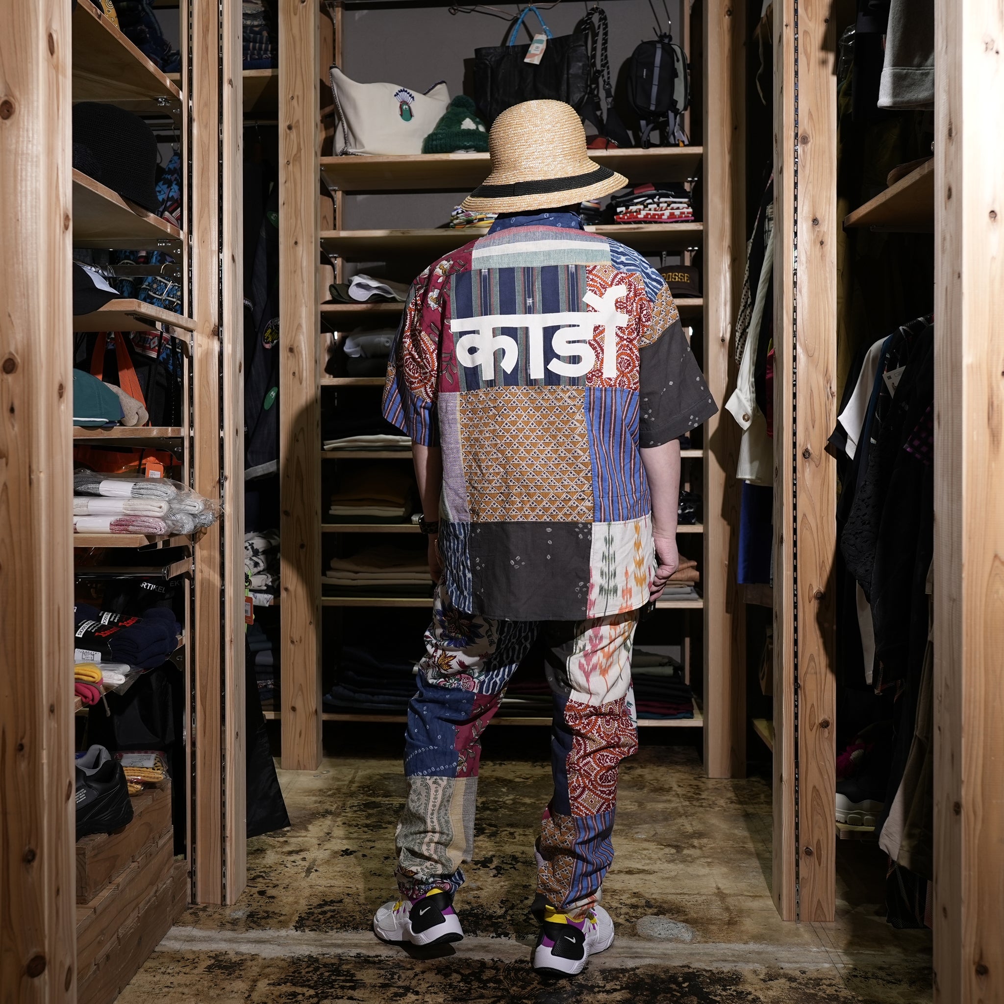 RONEN_patch | OVER SIZED CAMP COLLARSS SHIRT | Color:Patchwork 05【KARDO_カルド】