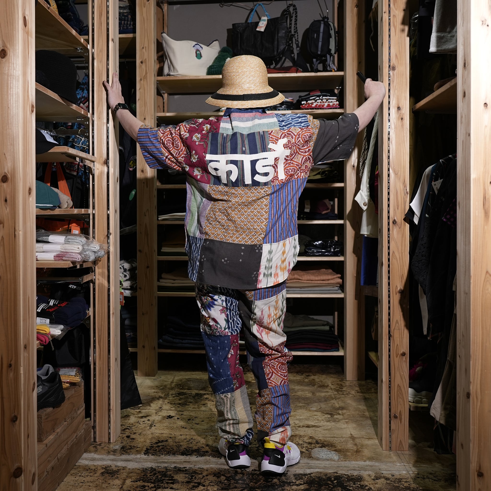 RONEN_patch | OVER SIZED CAMP COLLARSS SHIRT | Color:Patchwork 05【KARDO_カルド】