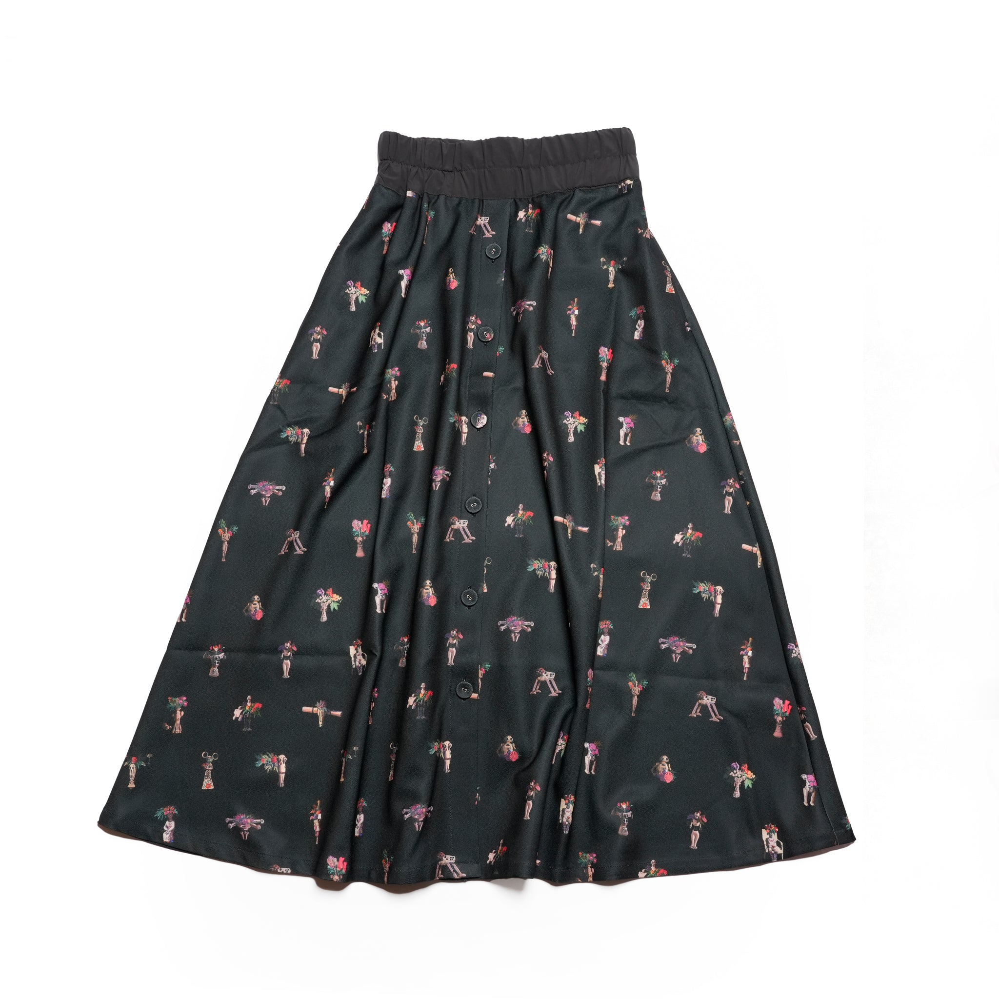 Star Relic Shirt Skirt | Color_Black | No_bsd25aw-05_black【BEDSIDEDRAMA_ベッドサイドドラマ】