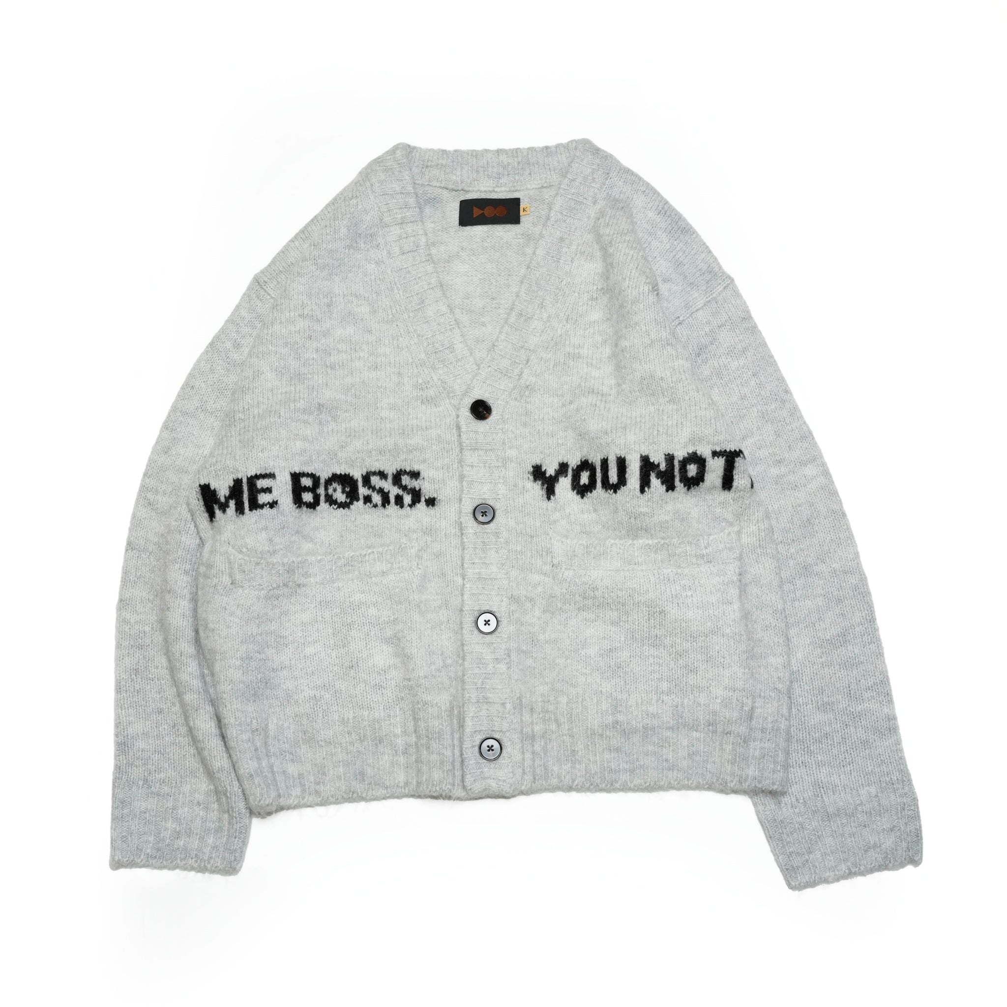 VOO-1198_ASH | CARDIGAN | Color:Ash【VOO_ヴォー】