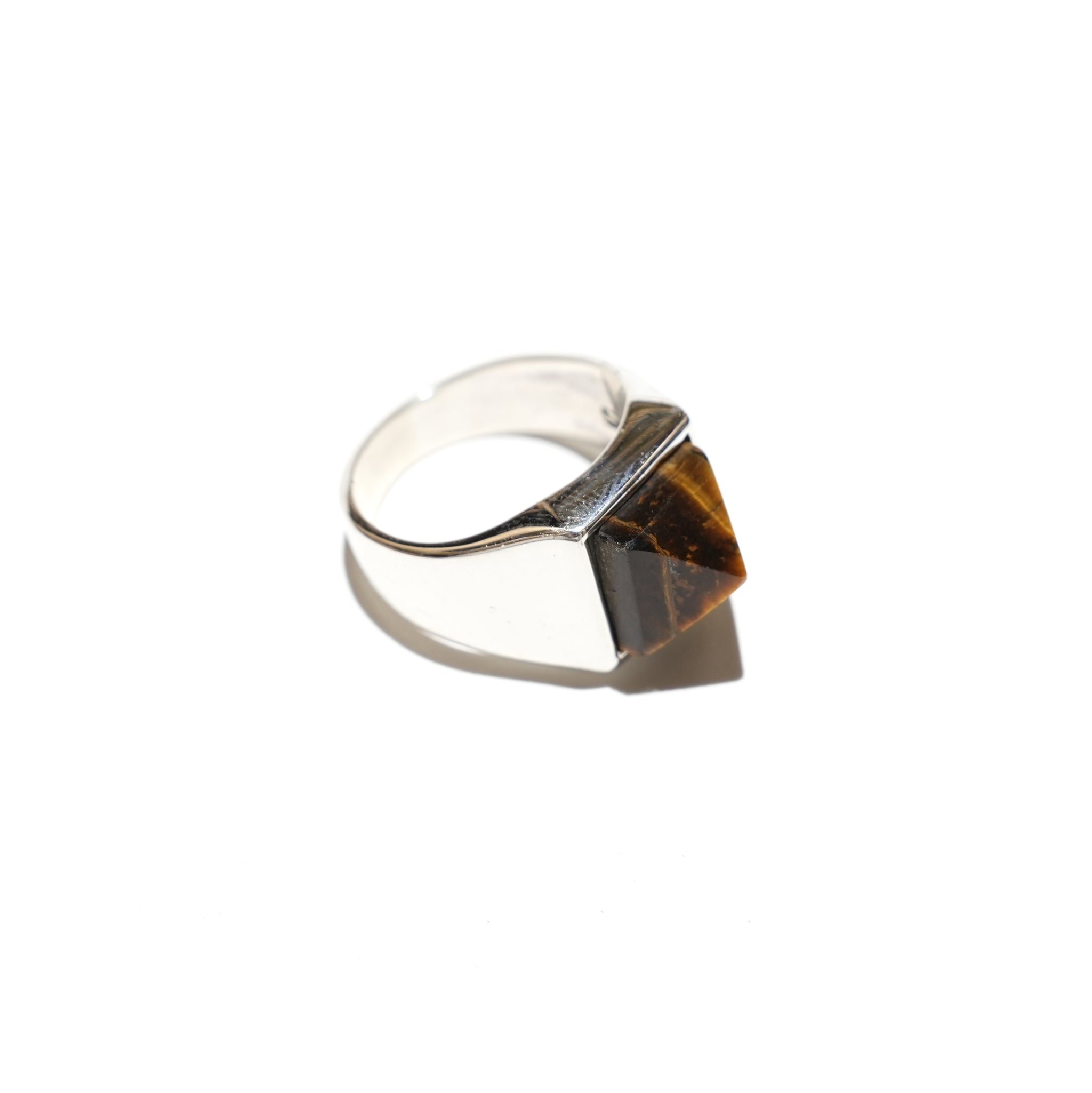 No:nasring001 | Name:Pyramid Ring | Color:Camel/Black【NASNGWAM_ナスングワム】