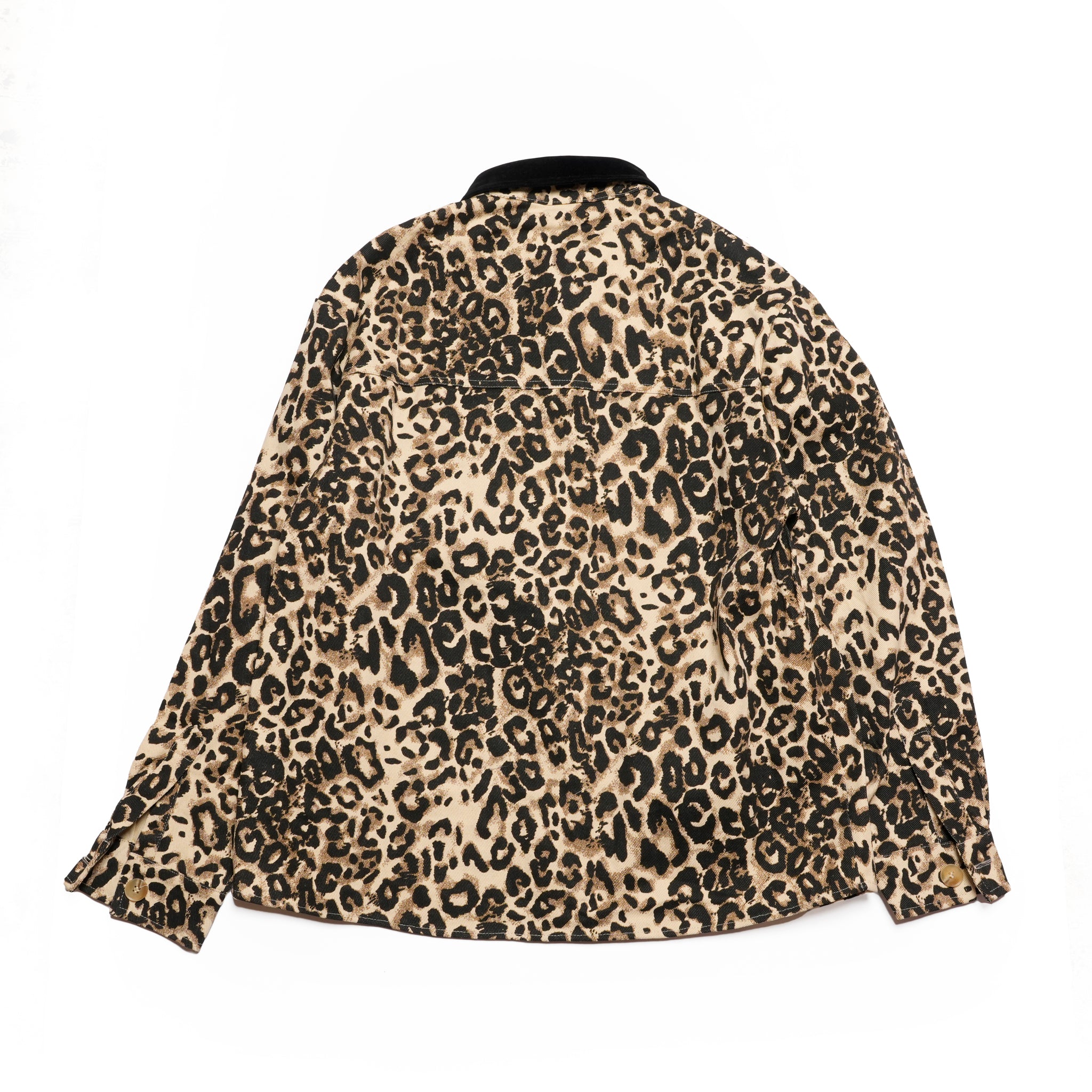 Conrad Leopard Worker Jacket | Color_Tan | No_32SM02JKM063TAN_TAN【SISTER JANE_シスタージェーン】