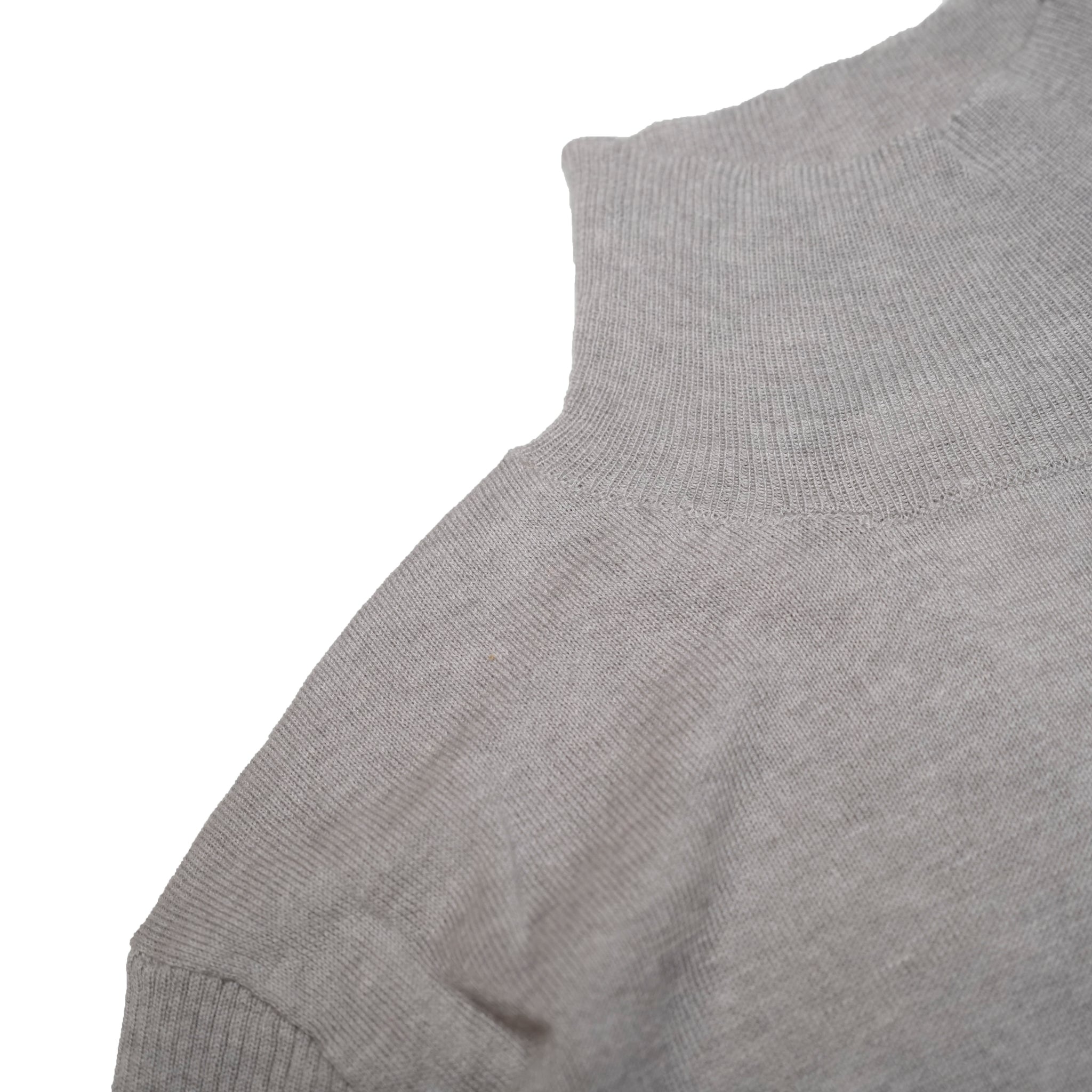 Color Block Knit – Gray | WHYTO