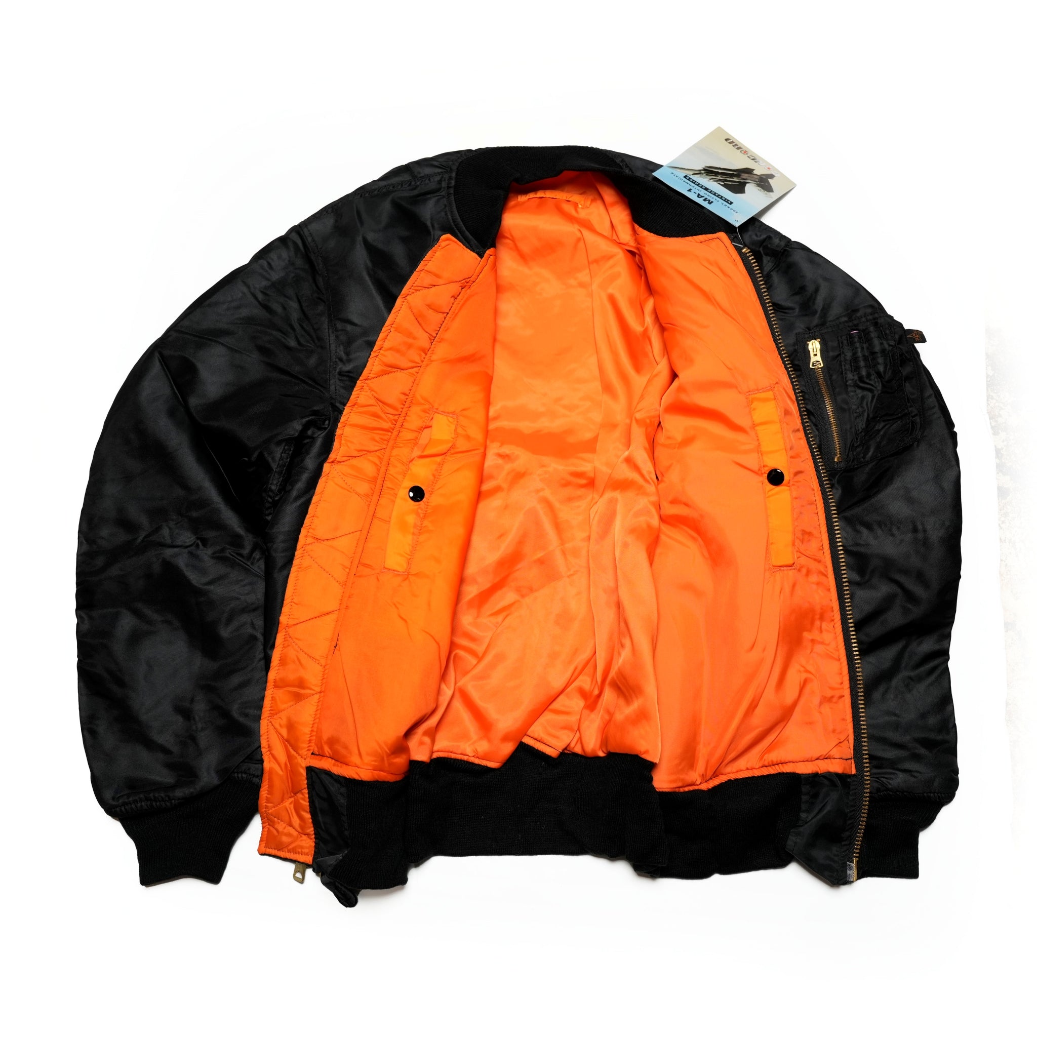 Deadstock MA-1 Made by CONCORD INDUSTRIES | Black | Size_M/L【DeadStock】