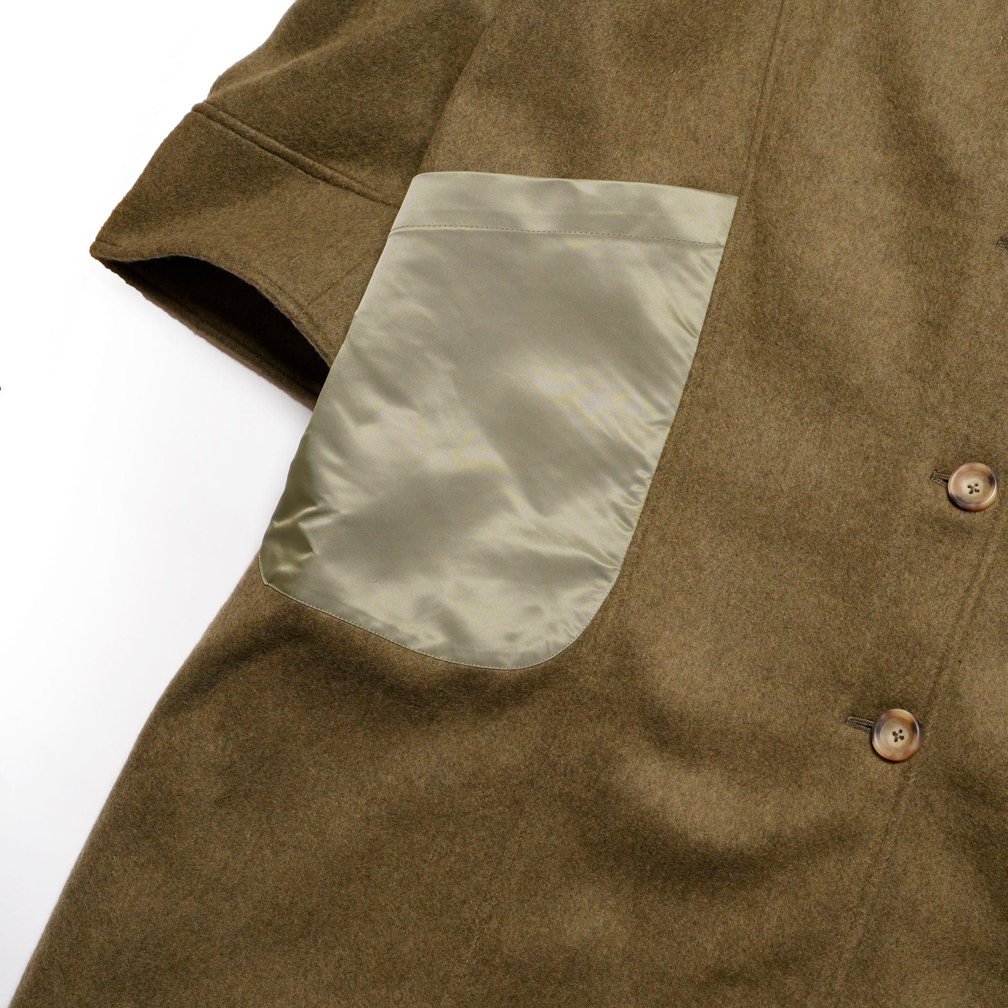 FUSION RIDERS MIX COAT | Color_Khaki | No_sf25aw-04_khaki【STOF_ストフ】