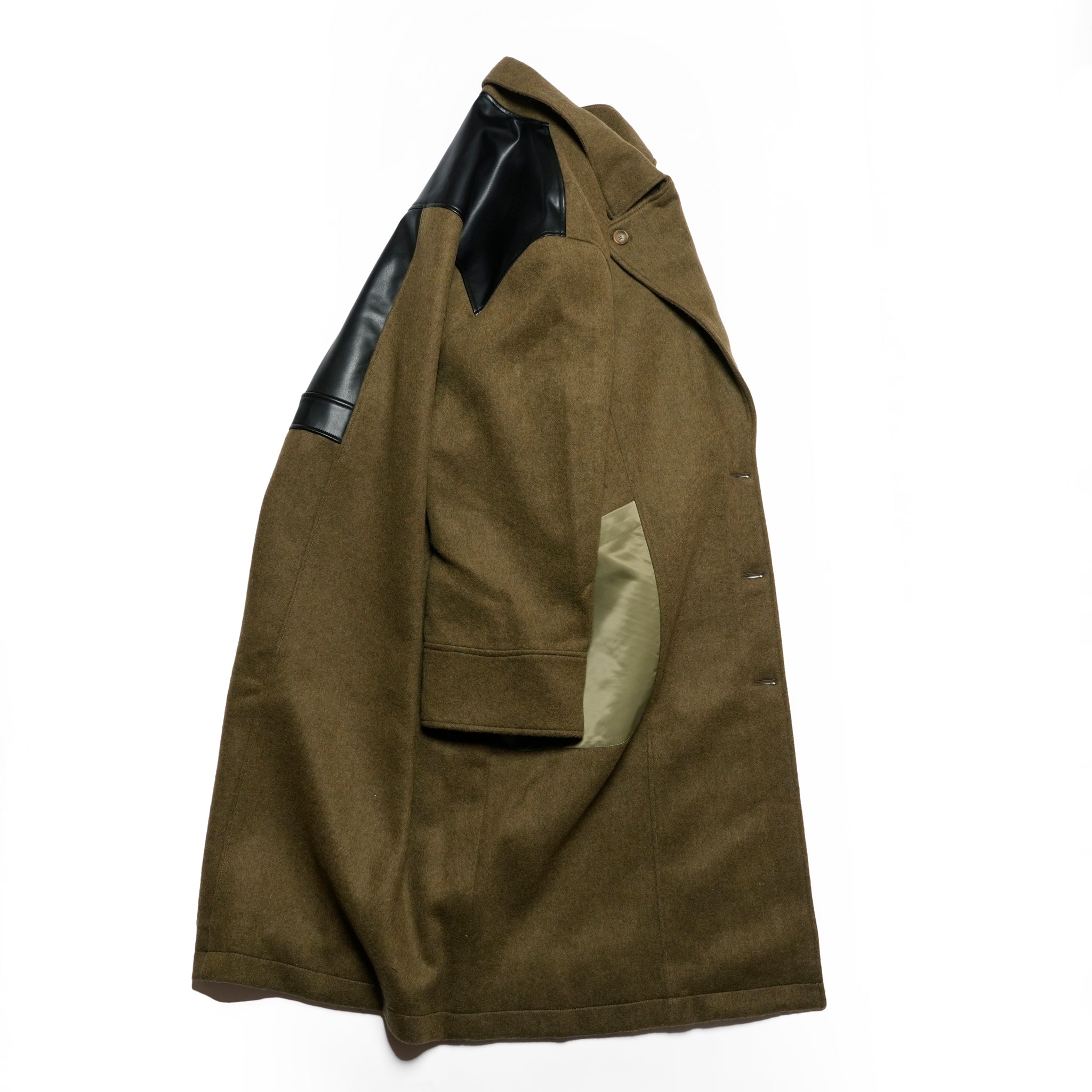 FUSION RIDERS MIX COAT | Color_Khaki | No_sf25aw-04_khaki【STOF_ストフ】