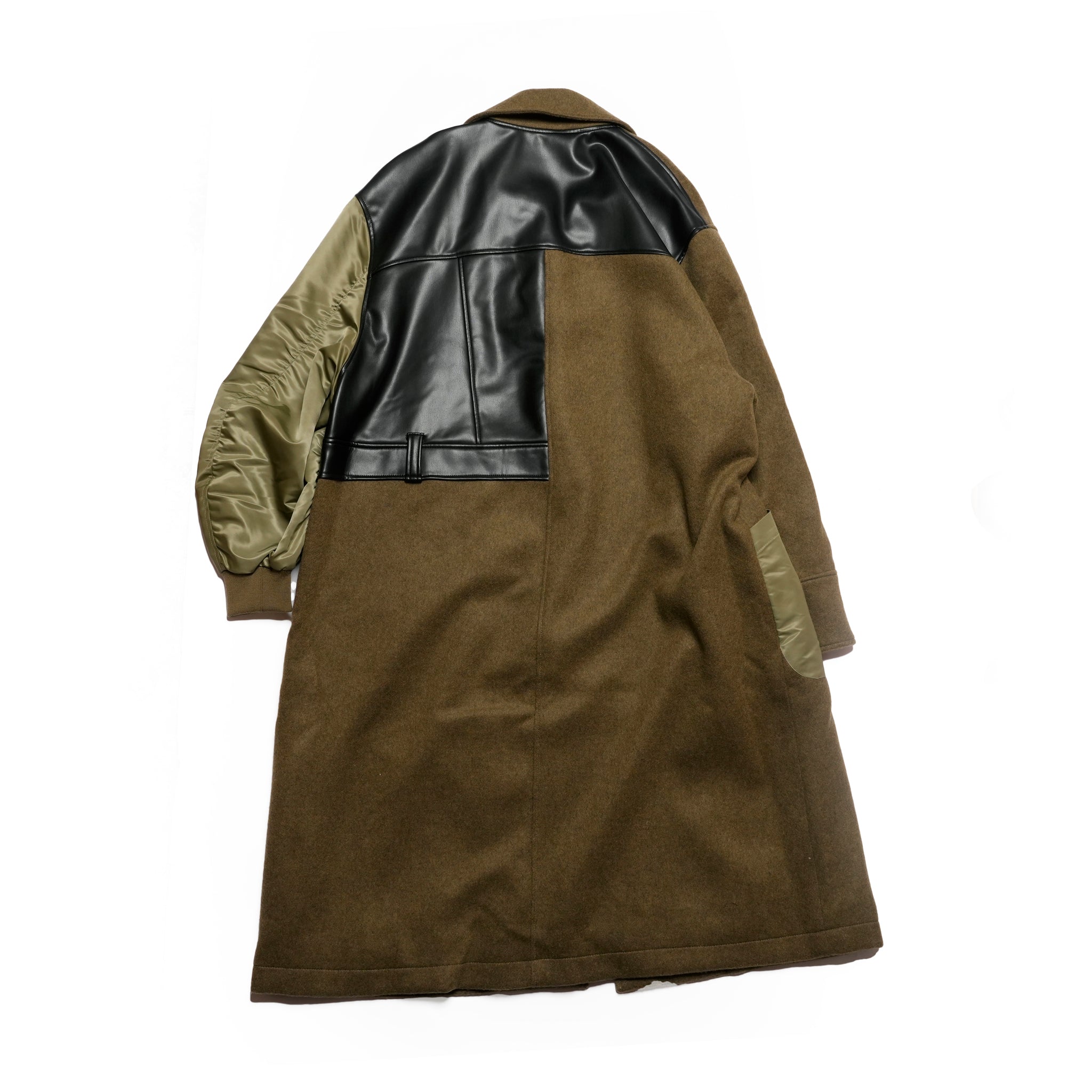 FUSION RIDERS MIX COAT | Color_Khaki | No_sf25aw-04_khaki【STOF_ストフ】