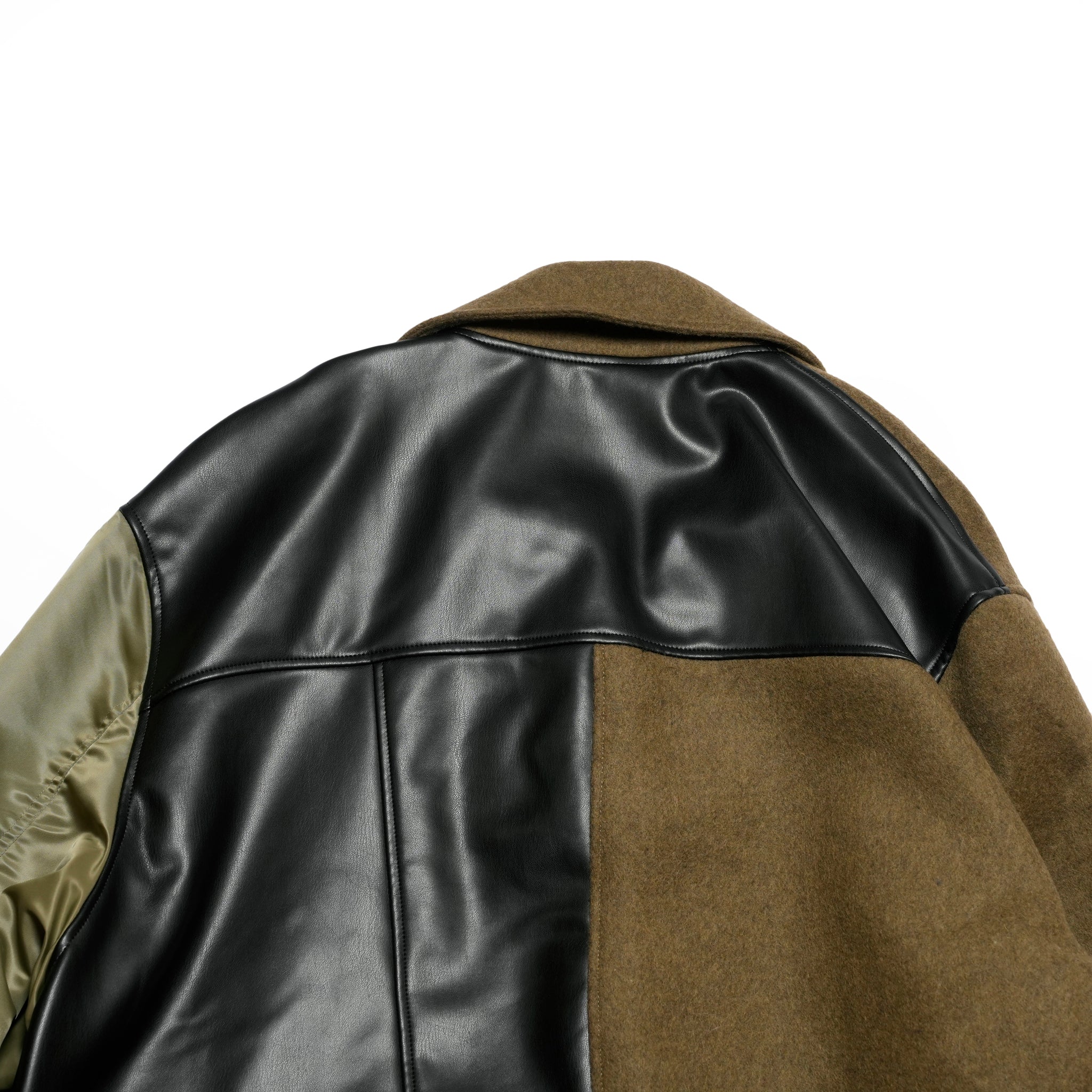 FUSION RIDERS MIX COAT | Color_Khaki | No_sf25aw-04_khaki【STOF_ストフ】