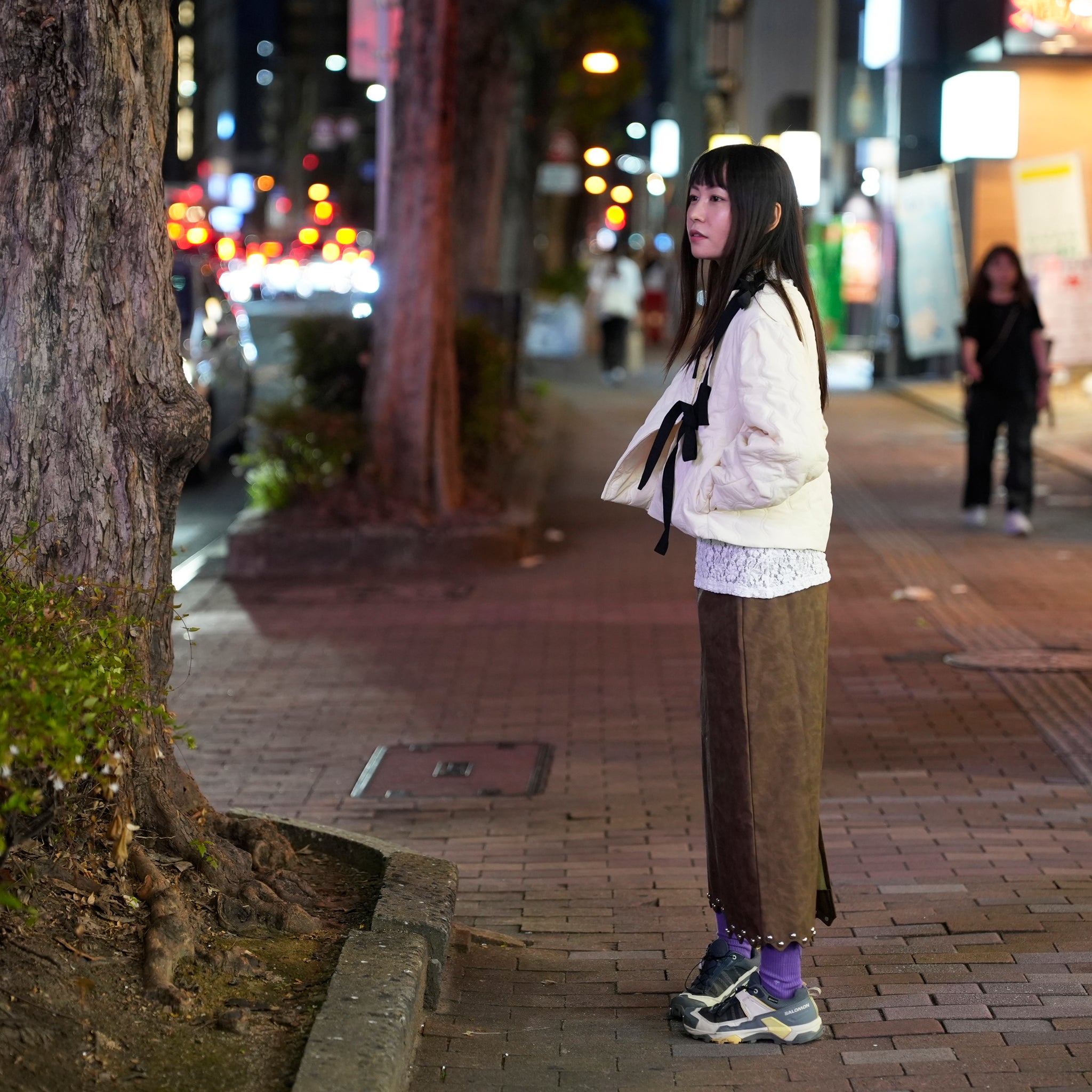 Jules Quilted Jacket | Color_Ivory | No_32GH02JKG132IVO_IVORY【GHOSPELL_ゴスペル】