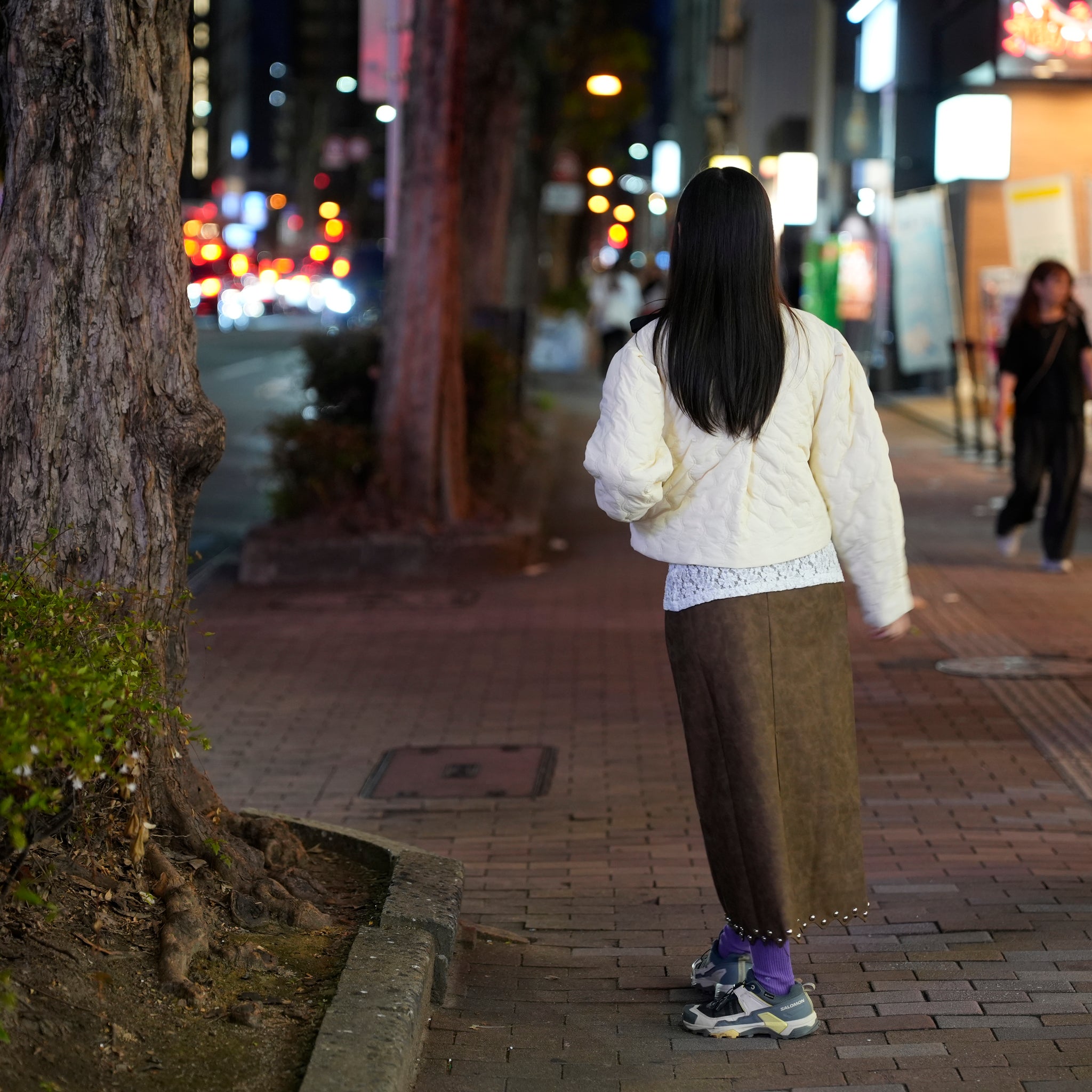 Jules Quilted Jacket | Color_Ivory | No_32GH02JKG132IVO_IVORY【GHOSPELL_ゴスペル】