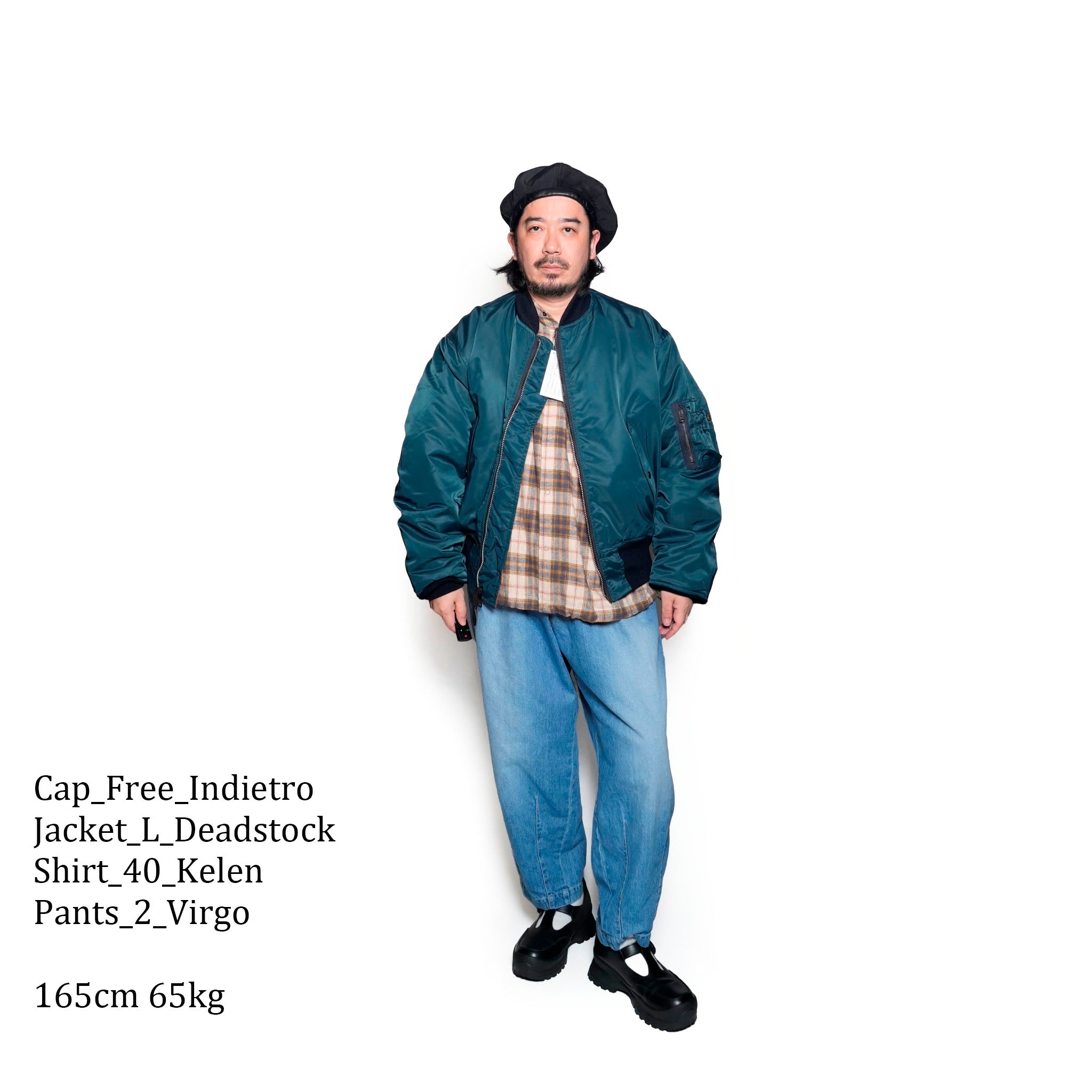 Deadstock MA-1 Made by CONCORD INDUSTRIES | Blue | Size_L/XL