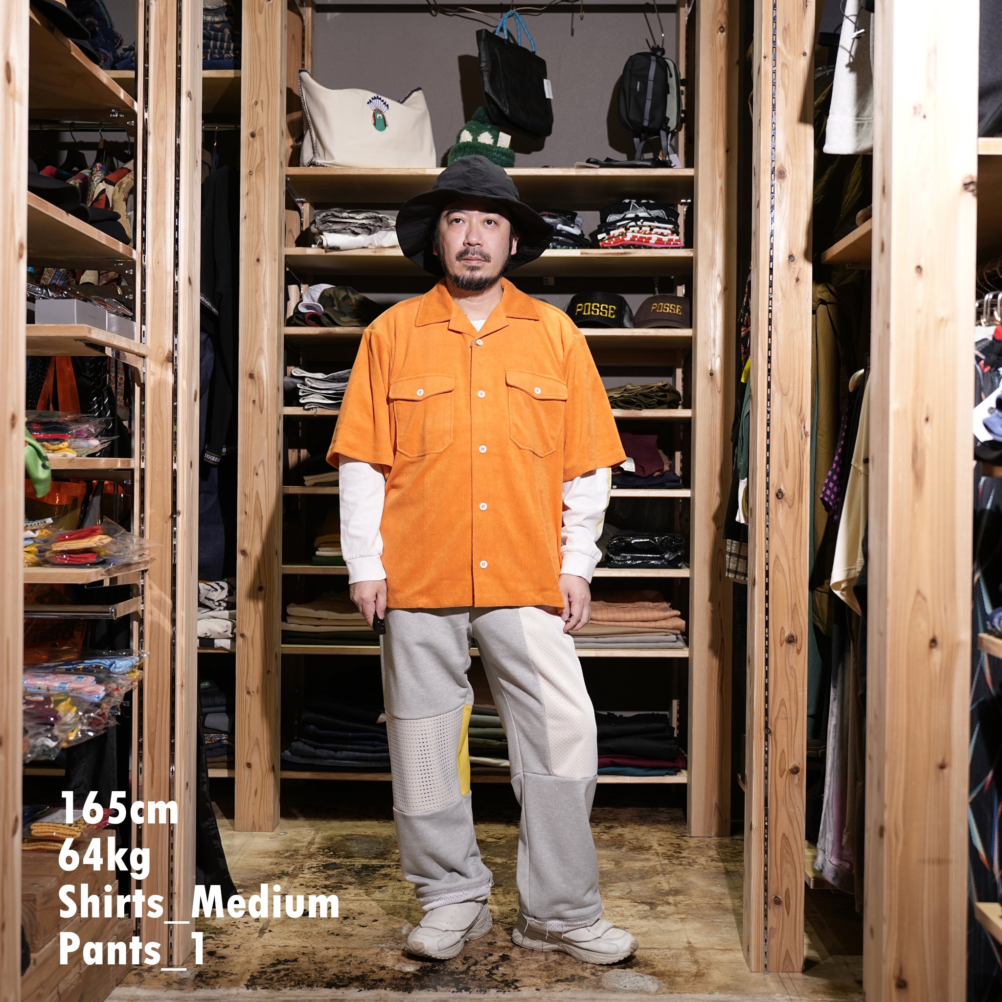 AM-2417010 | Pile Utility Shirt | Color:Blue/Orange【ARMYTWILL_アーミーツイル】