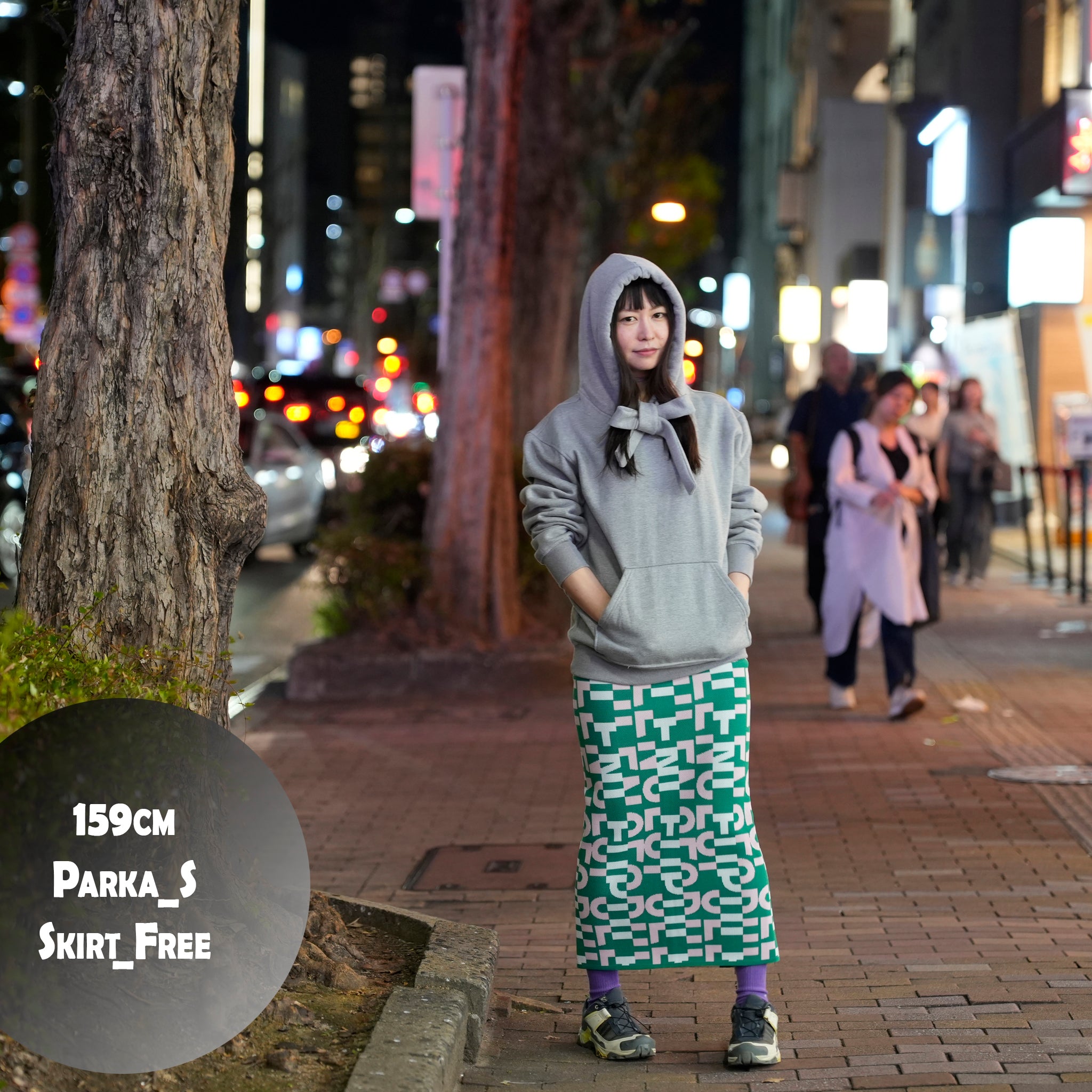 ジャガードスカート | Color_Green | No_opknt241001_green【OPULENCE_オーピュレンス】