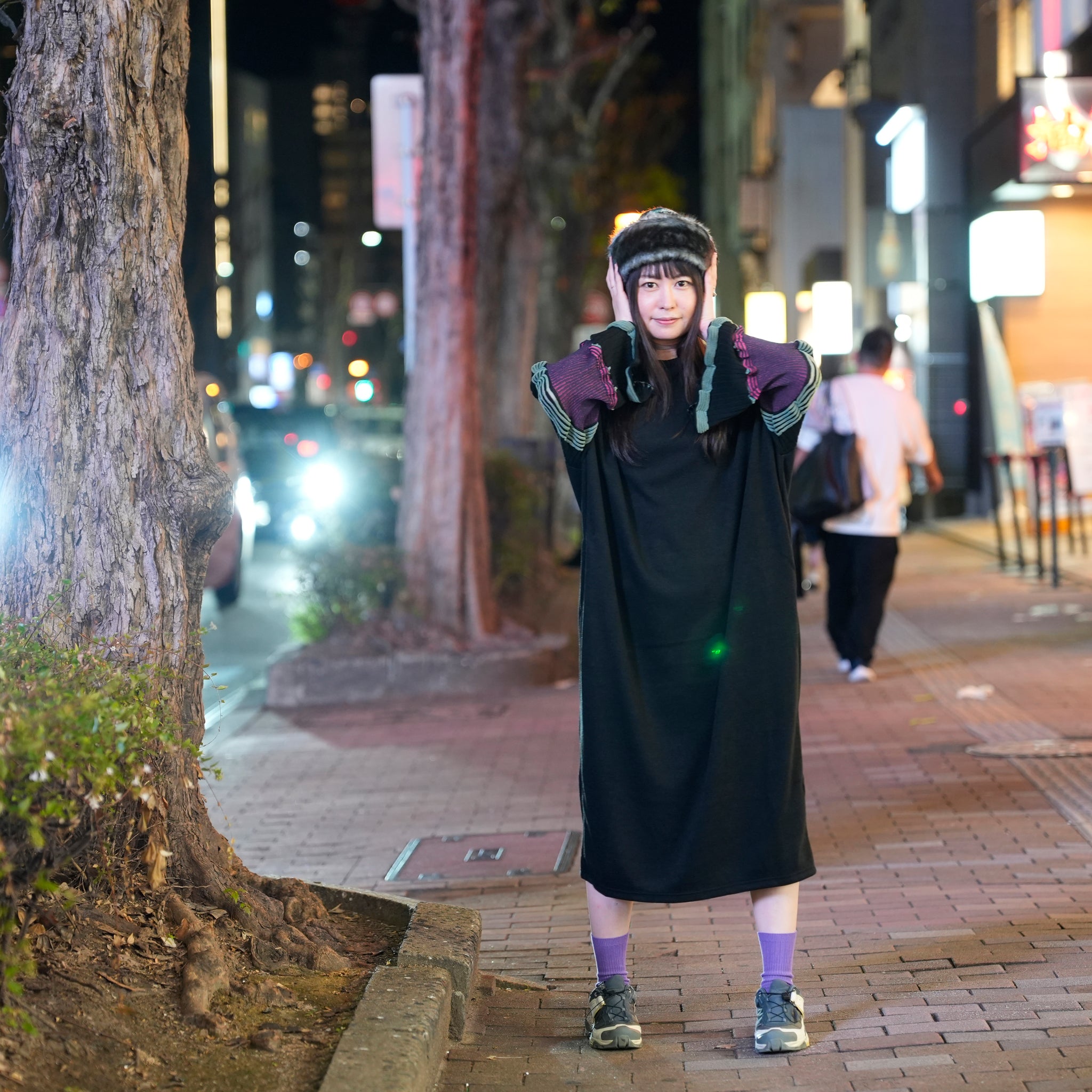 Drift Sleeve Dress | Color_Black | No_bsd25aw-15_black【BEDSIDEDRAMA_ベッドサイドドラマ】