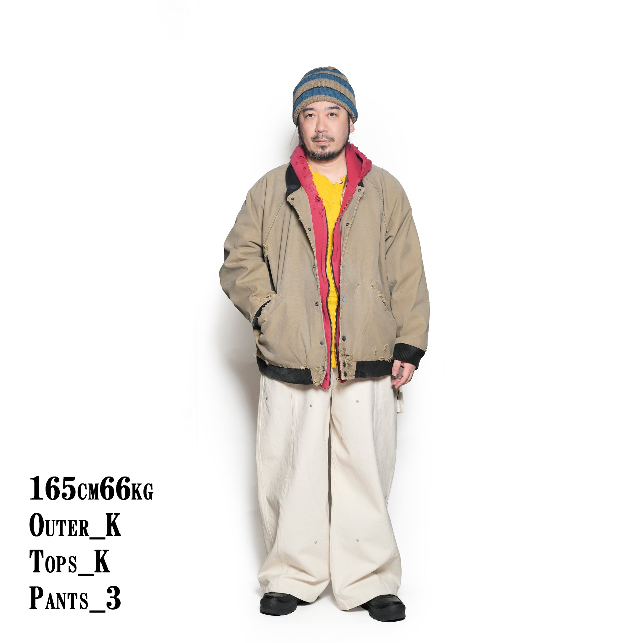 TRICKY DUCK JACKET | Color_Sand | No_voo-1248_sand【VOO_ヴォー】【入荷予定アイテム・入荷連絡可能】