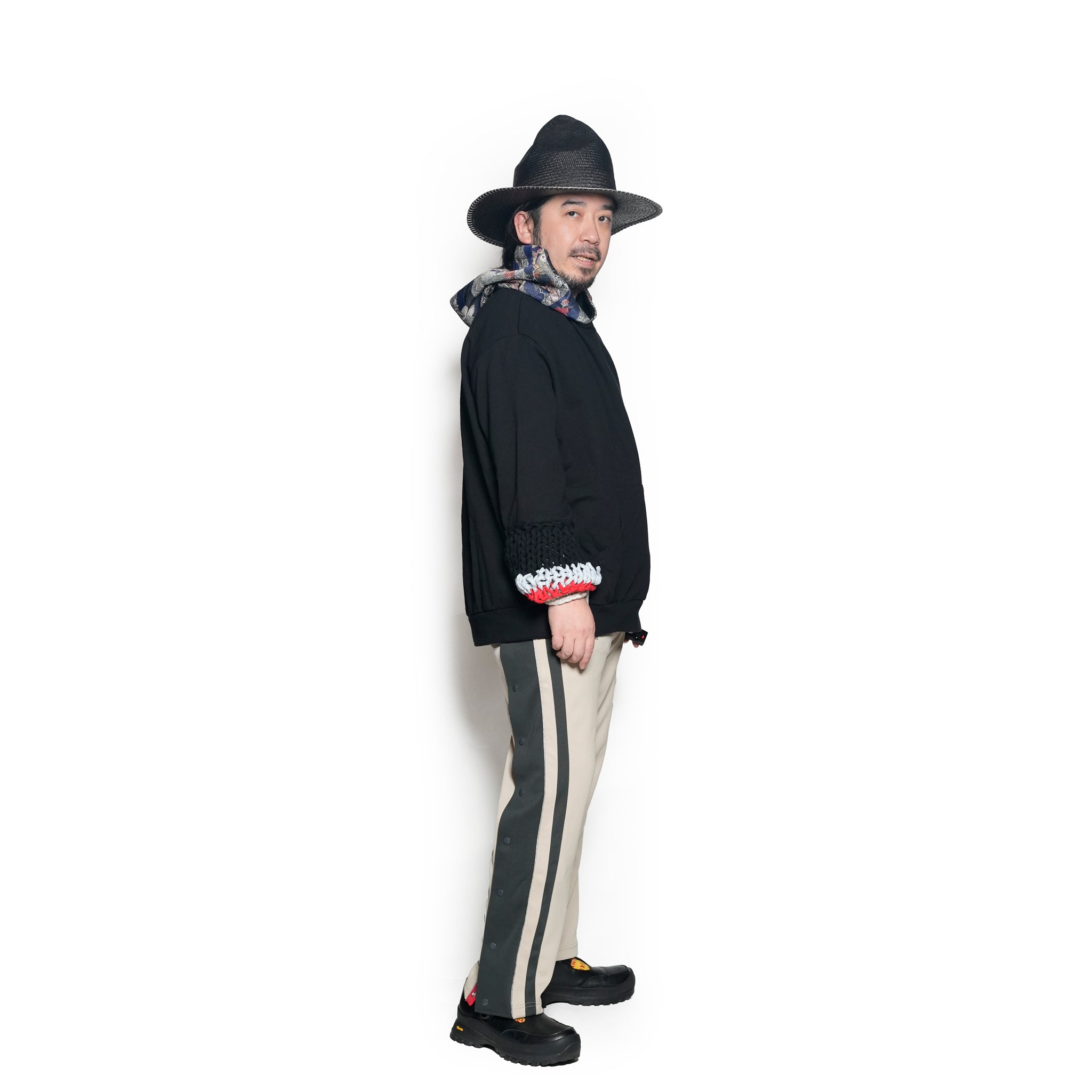 BSD25SS-03_Black | Loose Sleeve Parka | Color:Black【BEDSIDEDRAMA_ベッドサイドドラマ】【archive】