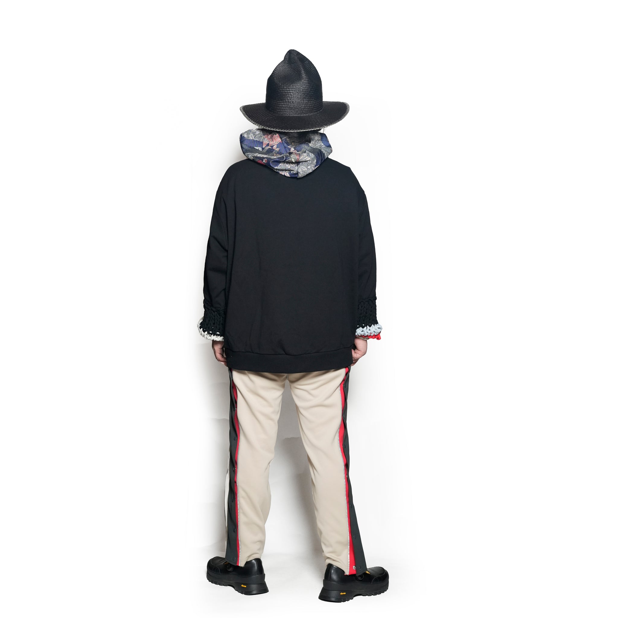 BSD25SS-03_Black | Loose Sleeve Parka | Color:Black【BEDSIDEDRAMA_ベッドサイドドラマ】【archive】