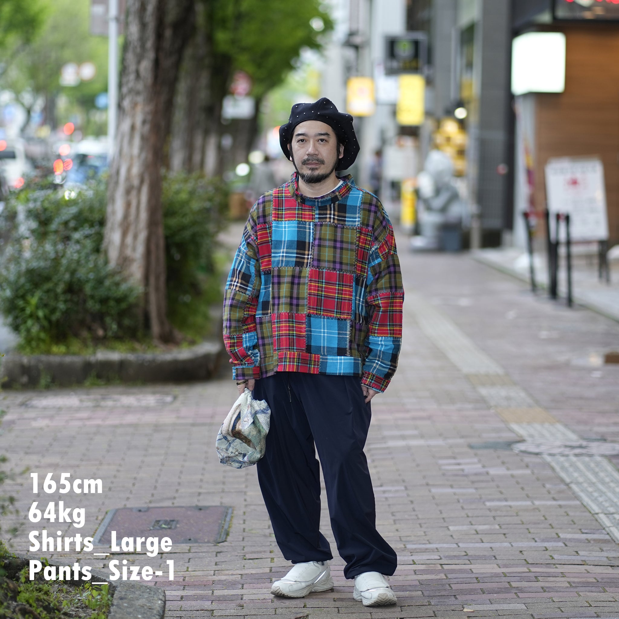 No:M31821-2 | Name:Santa Monica Pullover | Color:Patchwork Plaid【MONITALY_モニタリー】