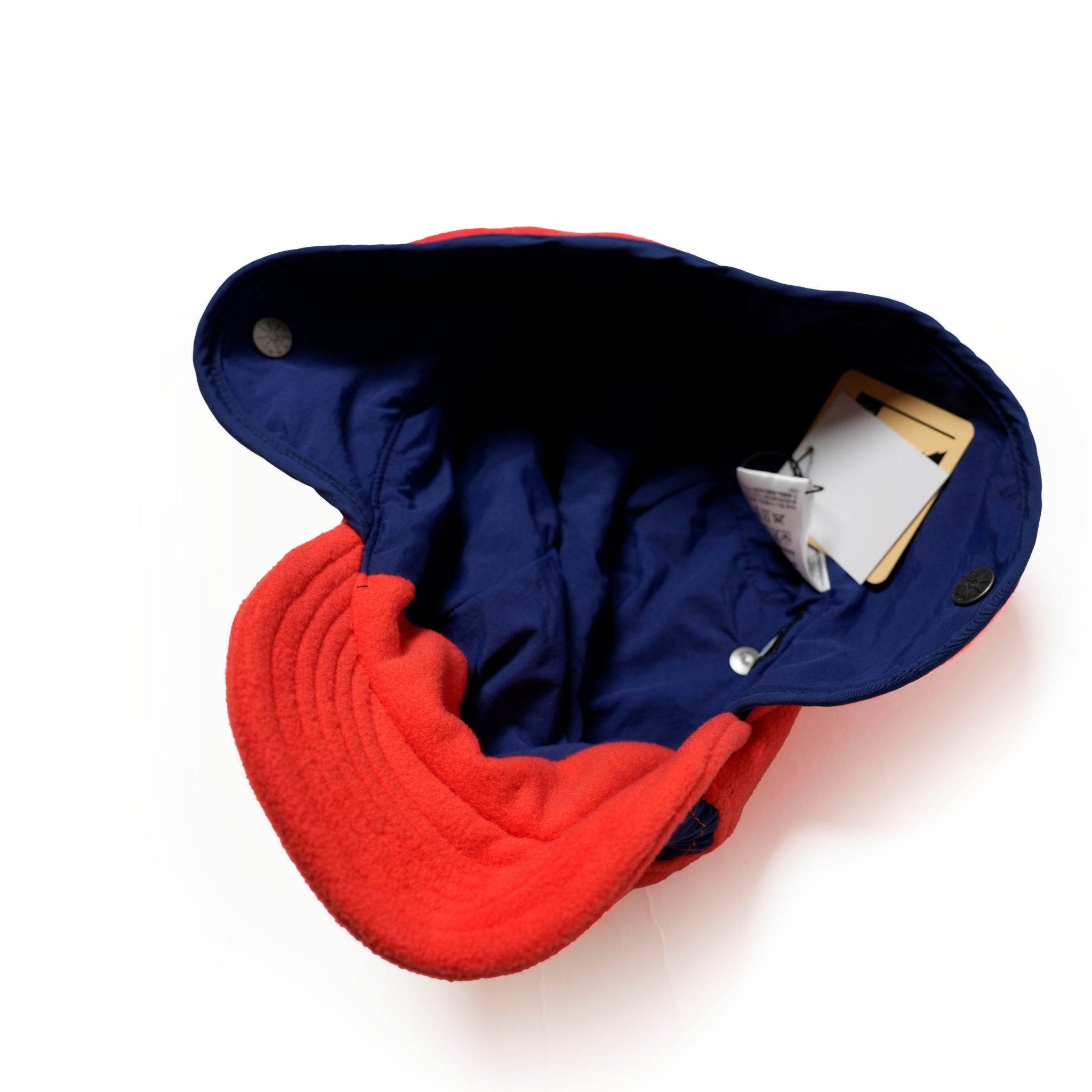 LIGHT FLEECE FLAP CAP | Color:Orange【POLER_ポーラー】【ネコポス選択可能】