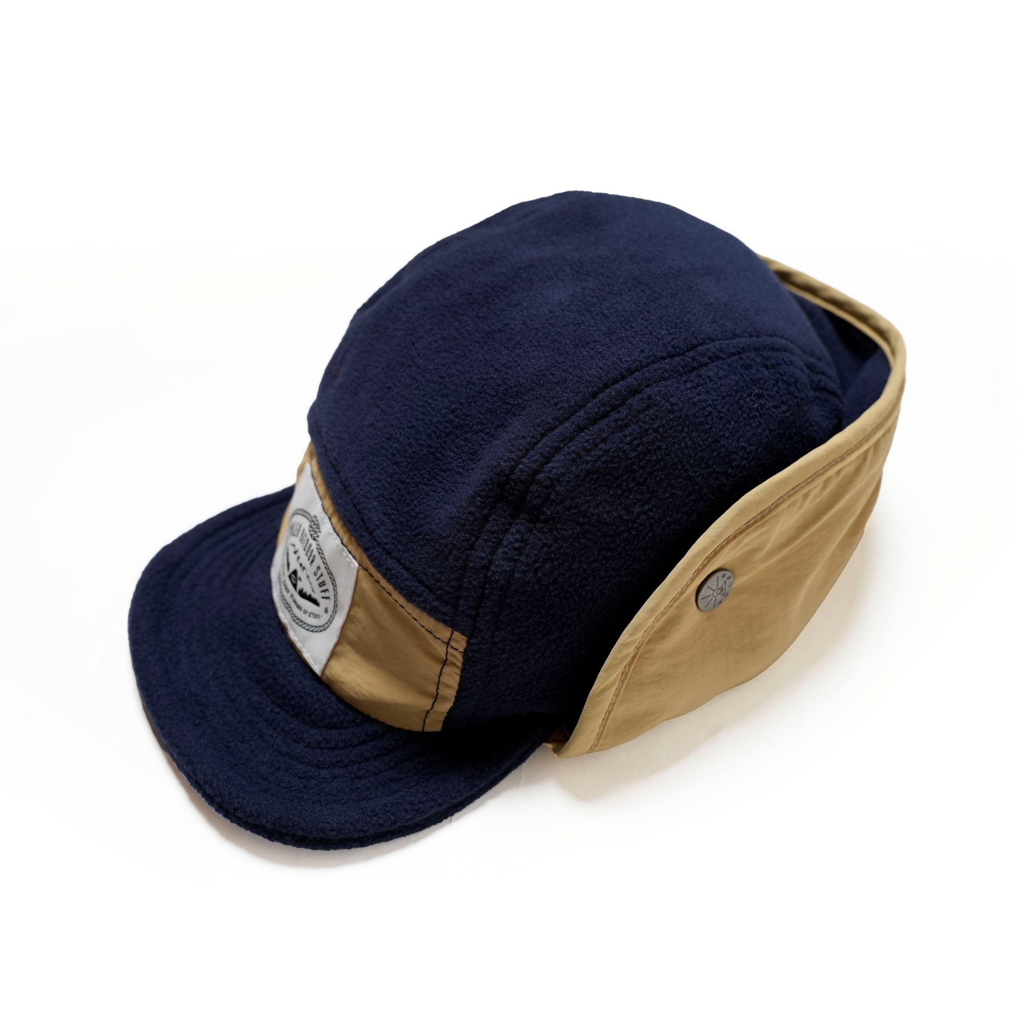 LIGHT FLEECE FLAP CAP | Color:Natural【POLER_ポーラー】【ネコポス選択可能】