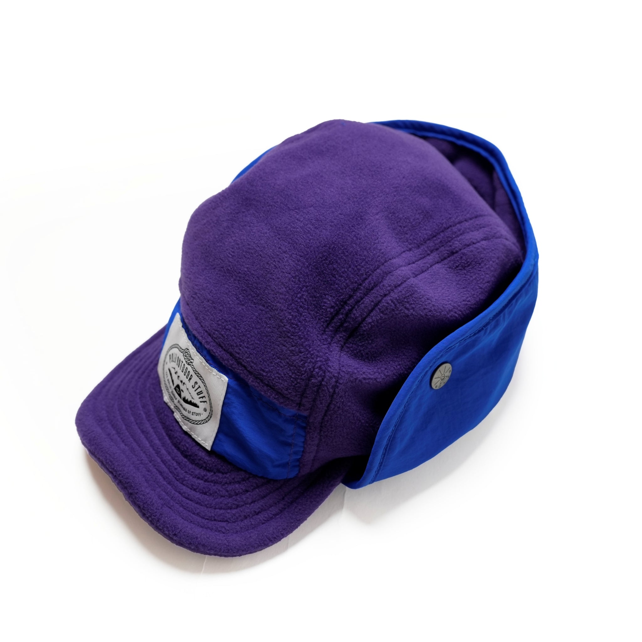 LIGHT FLEECE FLAP CAP | Color:Purple【POLER_ポーラー】【ネコポス選択可能】