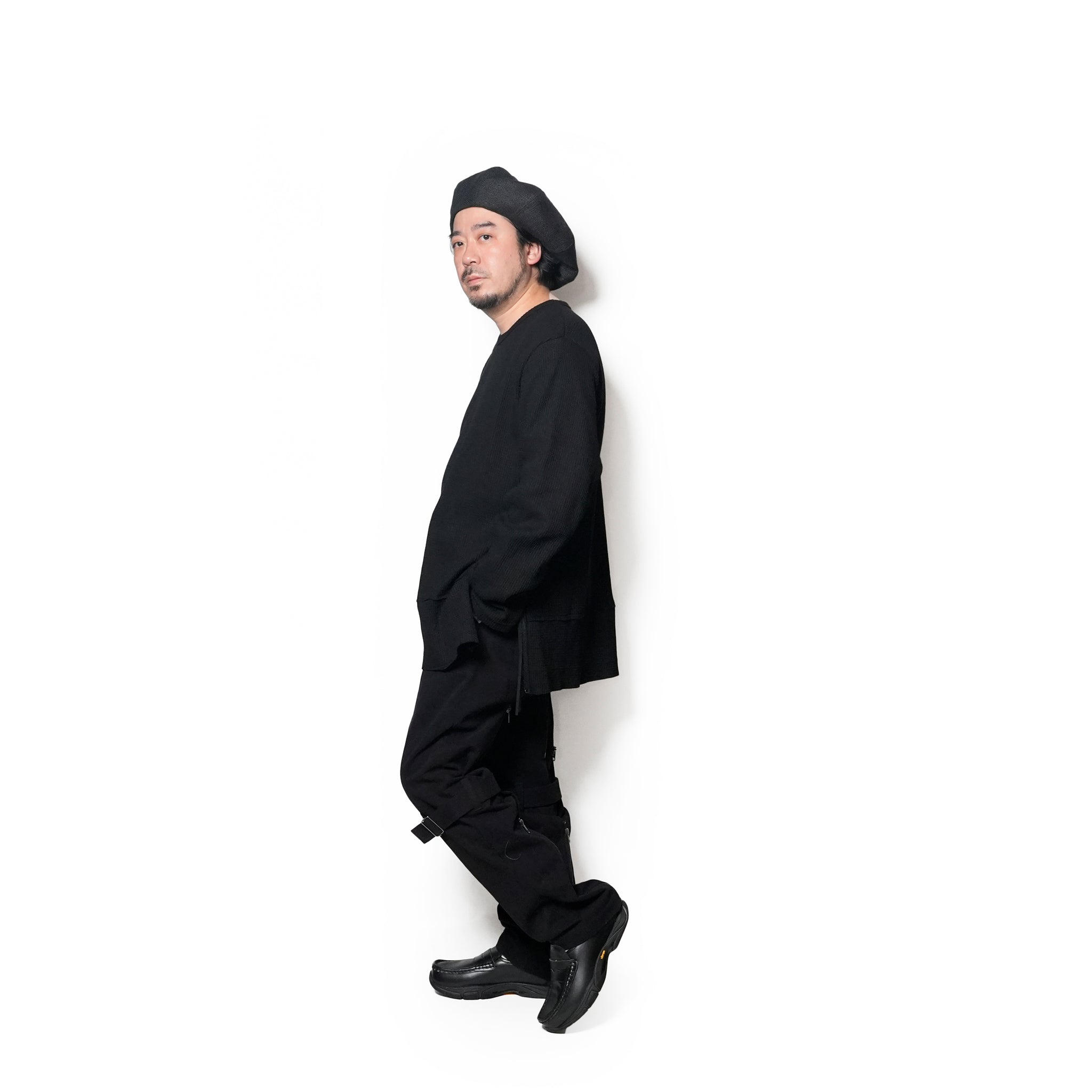 コットンボンテージパンツ | Color_Black | No_opizi254002_black【OPULENCE_オーピュレンス】