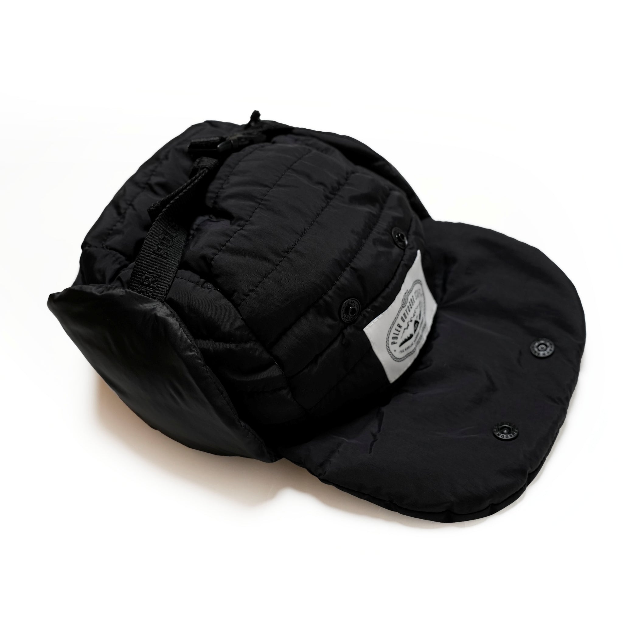 PUFFER FLAP CAP | Color:Black【POLER_ポーラー】