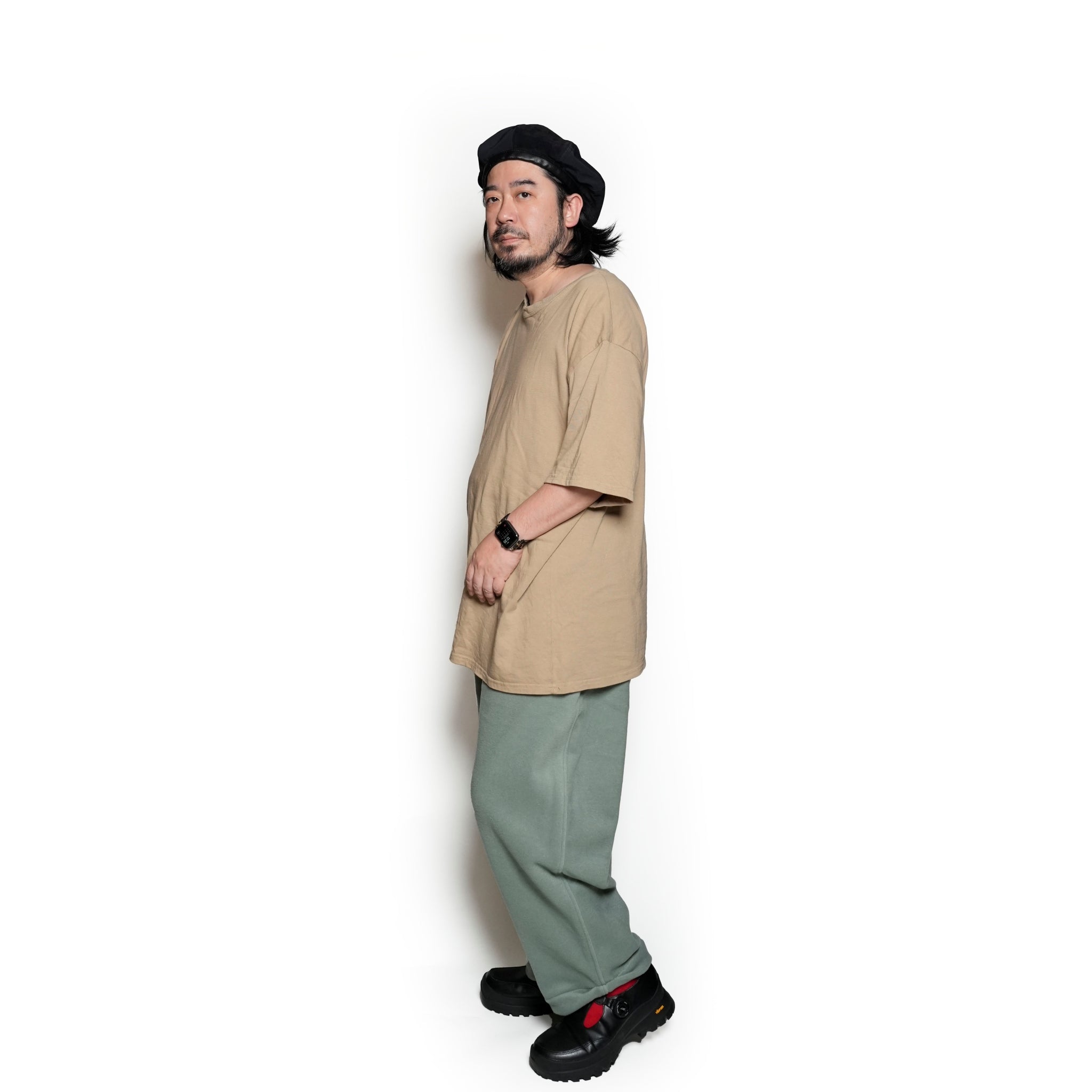 PH24FW-008_Foliage | P.H. M. FLEECE EASY PANTS_Tapered | Color:Foliage【POWDERHORN MOUNTAINEERING_パウダーホーンマウンテニアリング】