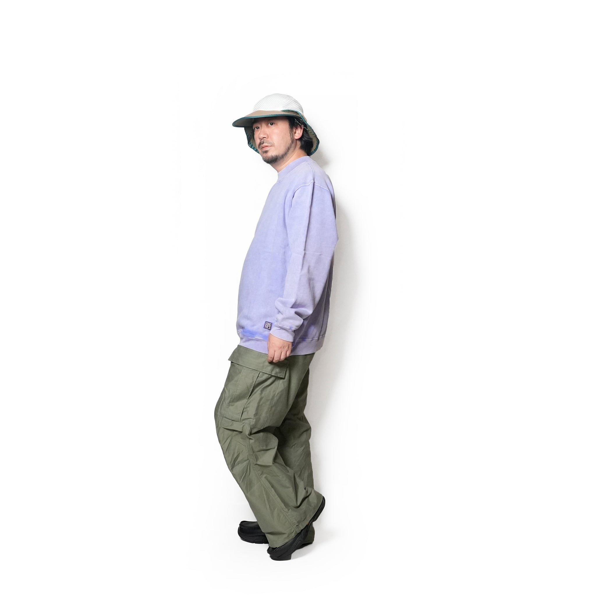 SWEAT HI-NECK | Color_Blue | No_gh5f006_blue【GUNG HO_ガンホー】