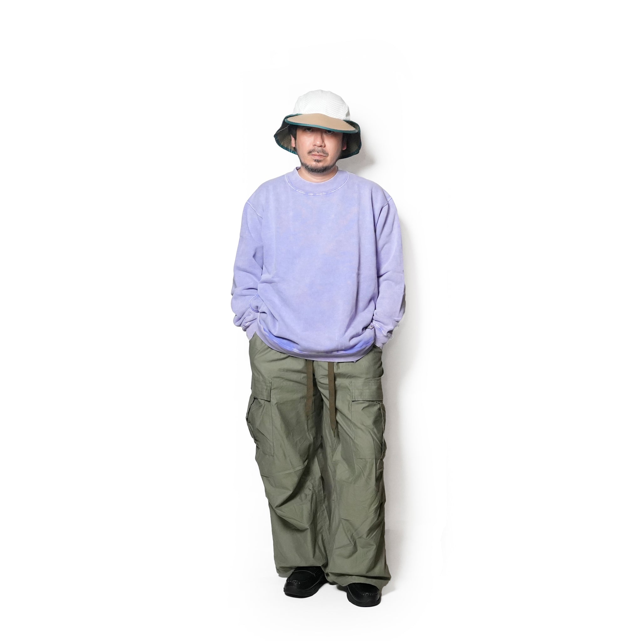 SWEAT HI-NECK | Color_Blue | No_gh5f006_blue【GUNG HO_ガンホー】