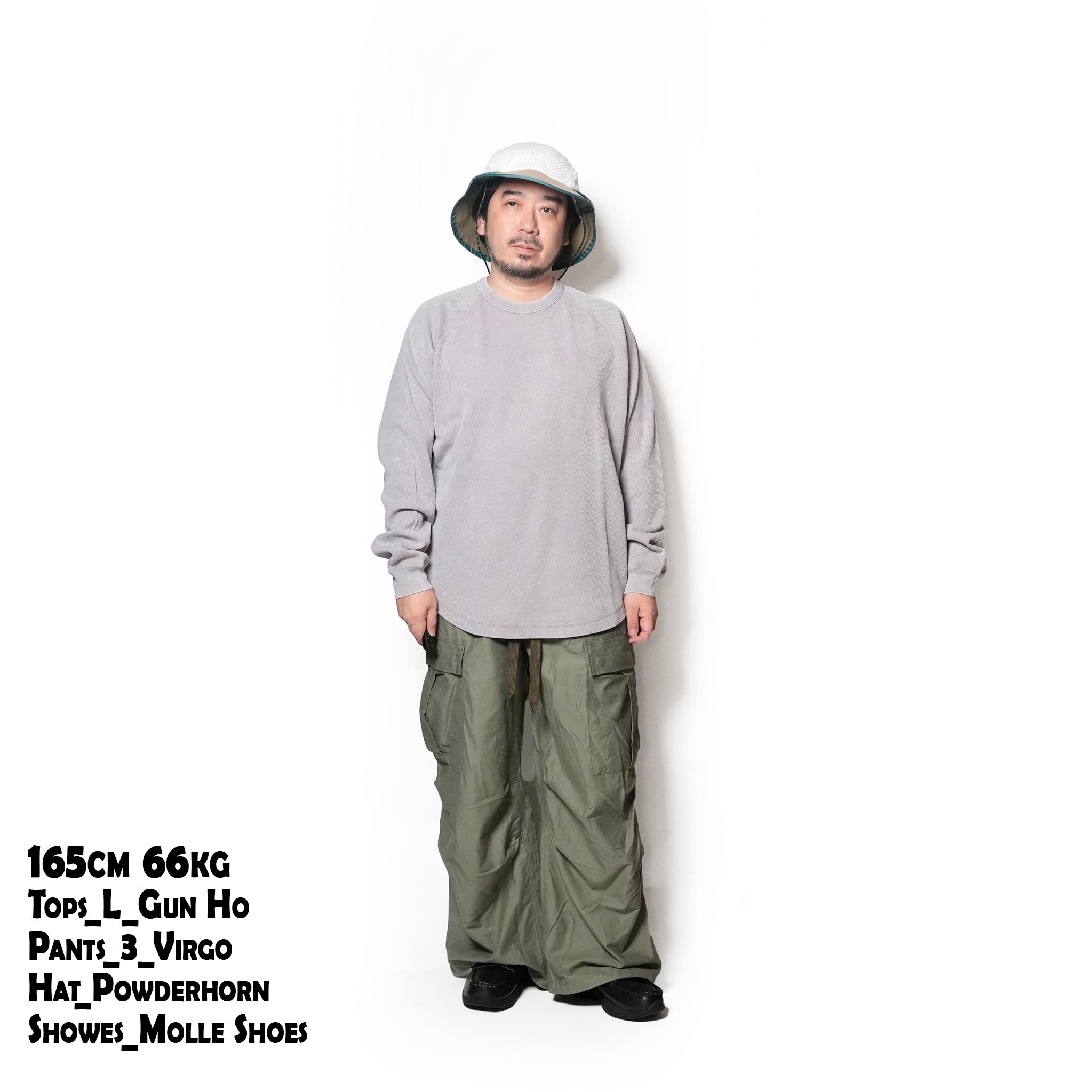THERMAL CREWNECK | Color_Purple | No_gh5f009_purple【GUNG HO_ガンホー】