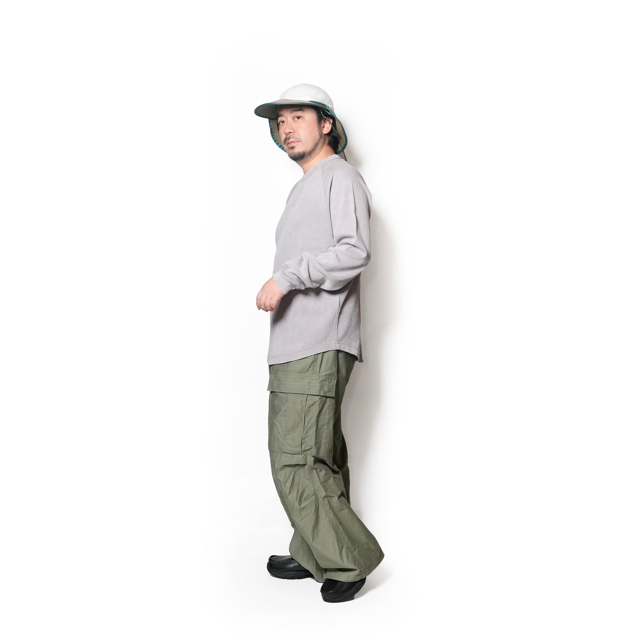 THERMAL CREWNECK | Color_Purple | No_gh5f009_purple【GUNG HO_ガンホー】