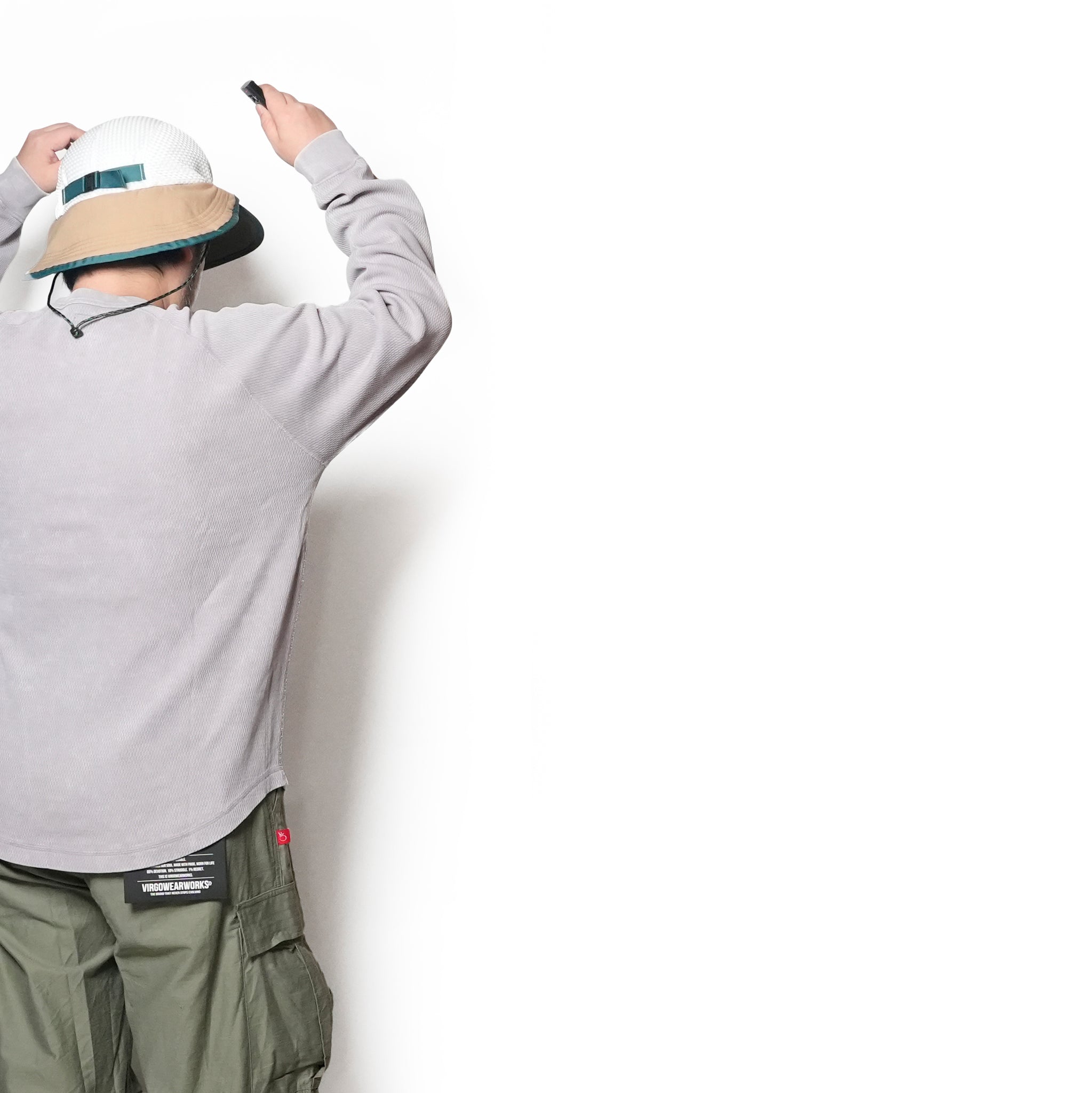 THERMAL CREWNECK | Color_Purple | No_gh5f009_purple【GUNG HO_ガンホー】