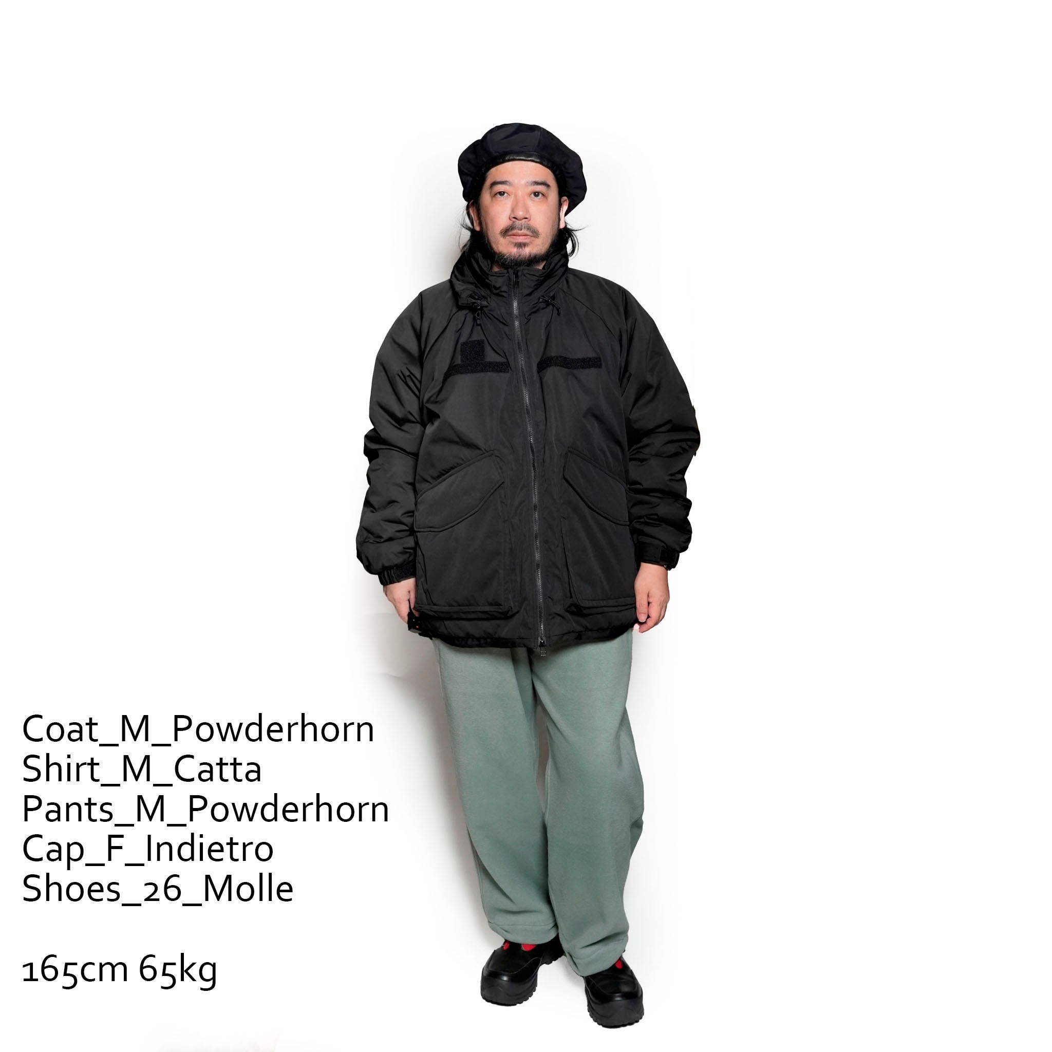 AM-2454006_Black | Pe Weather Padding Jacket | Color:Black【ARMY TWILL_