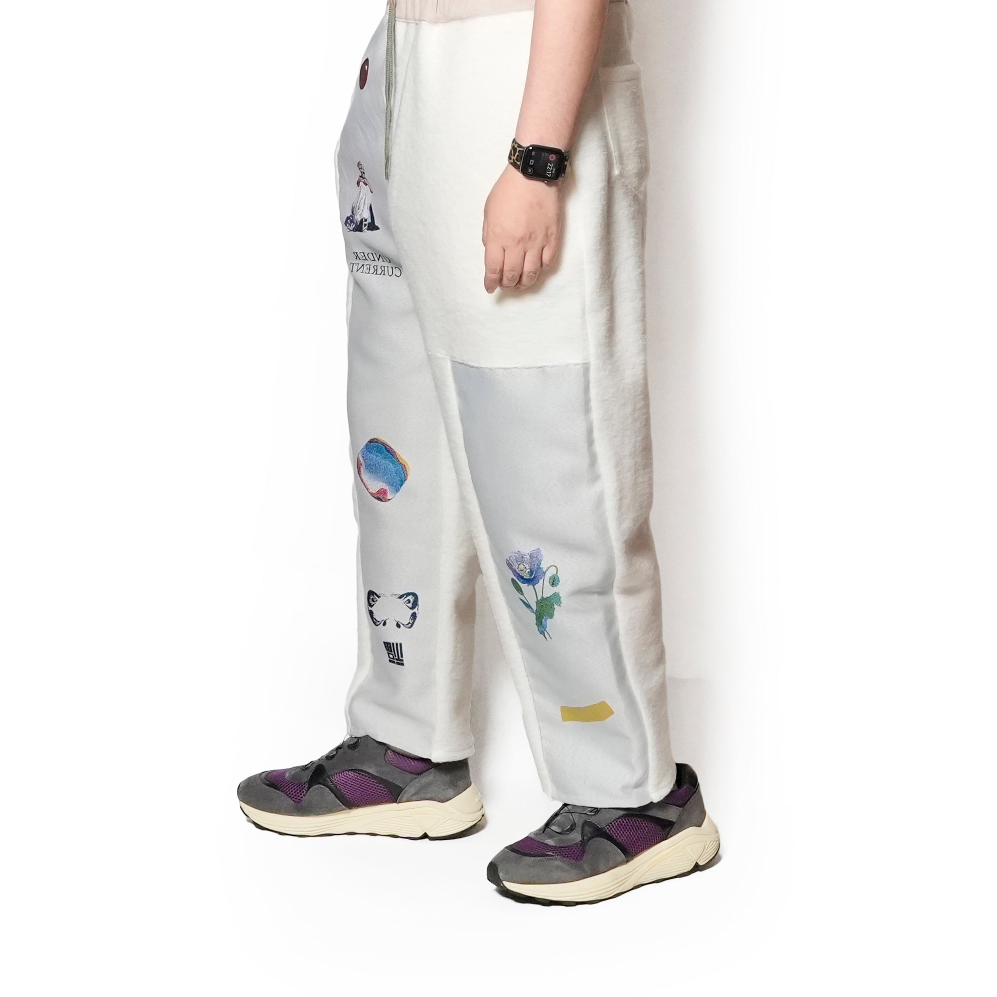 FLAGMENTS MIX DAYOFF PANT | Color_White | No_sf25aw-18_white【STOF_ストフ】