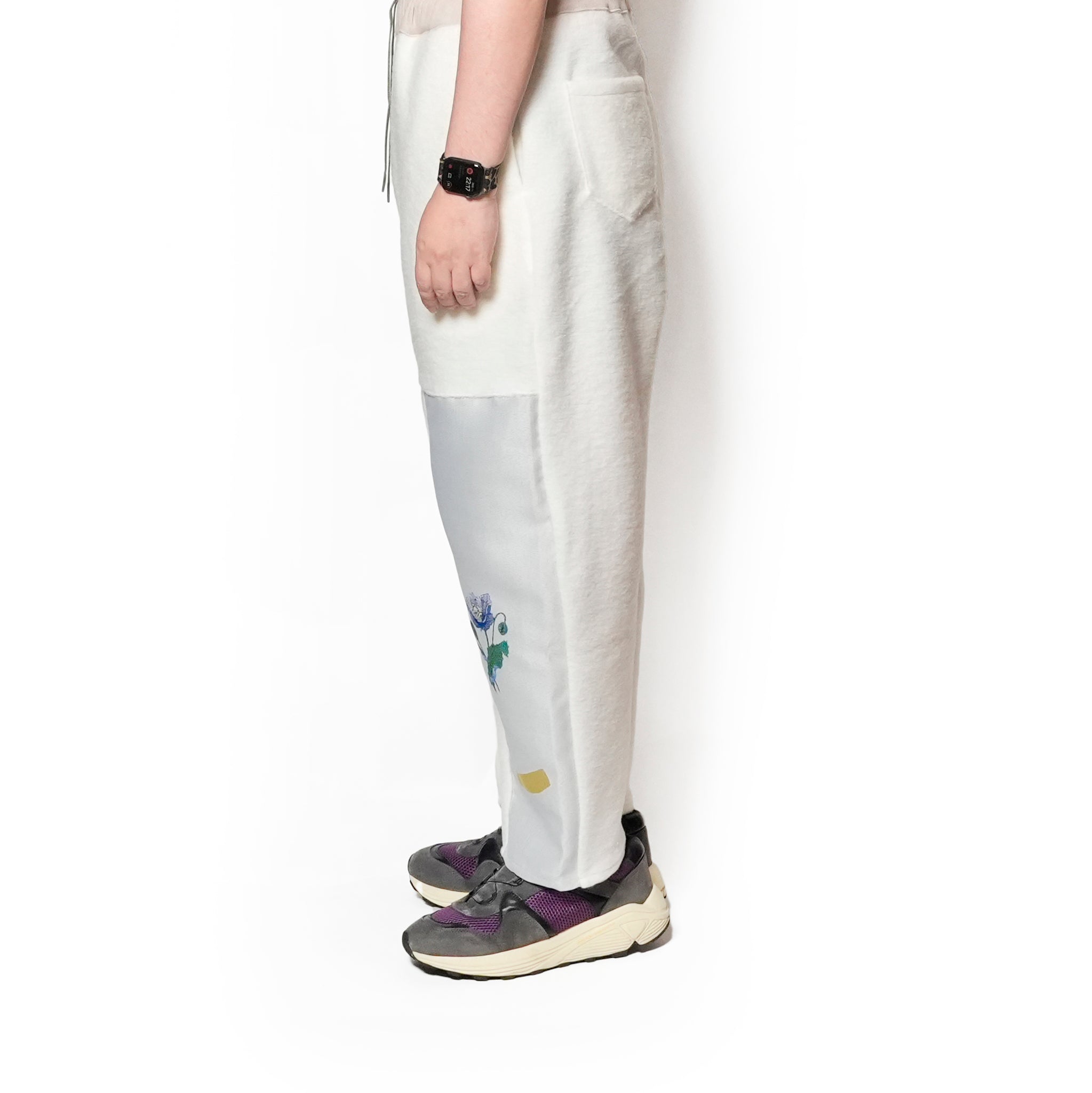 FLAGMENTS MIX DAYOFF PANT | Color_White | No_sf25aw-18_white【STOF_ストフ】