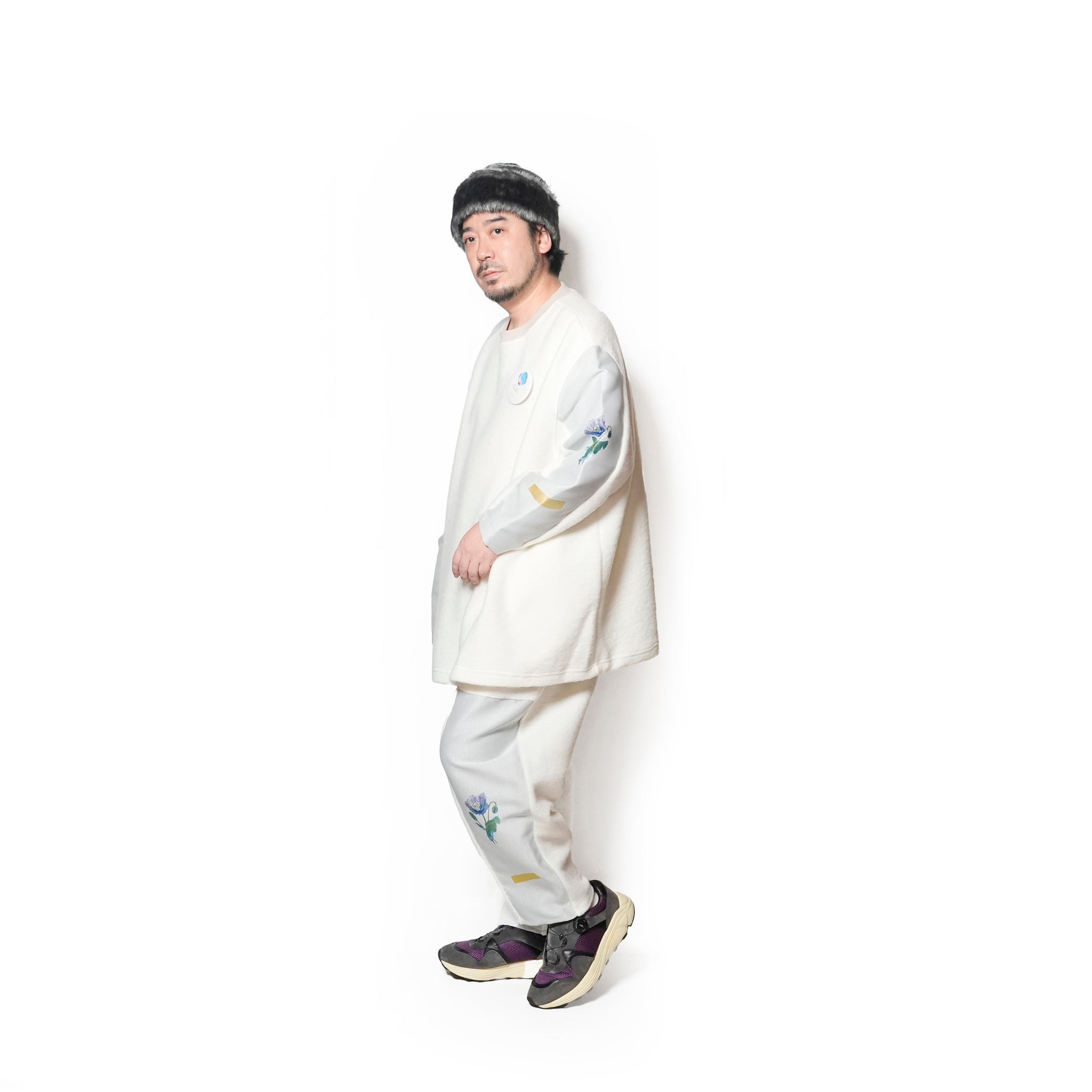 FLAGMENTS MIX DAYOFF PANT | Color_White | No_sf25aw-18_white【STOF_ストフ】