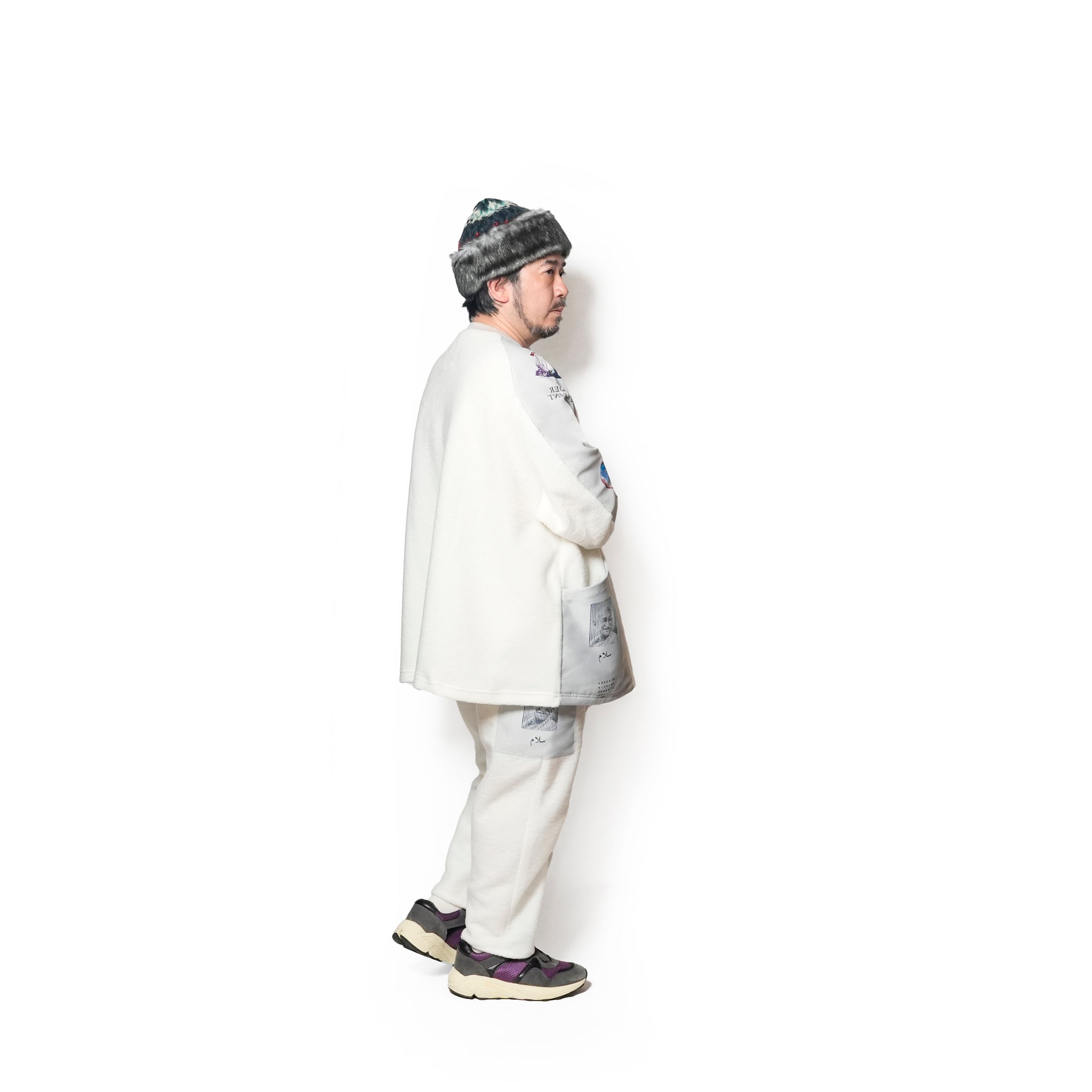 FLAGMENTS MIX DAYOFF PANT | Color_White | No_sf25aw-18_white【STOF_ストフ】