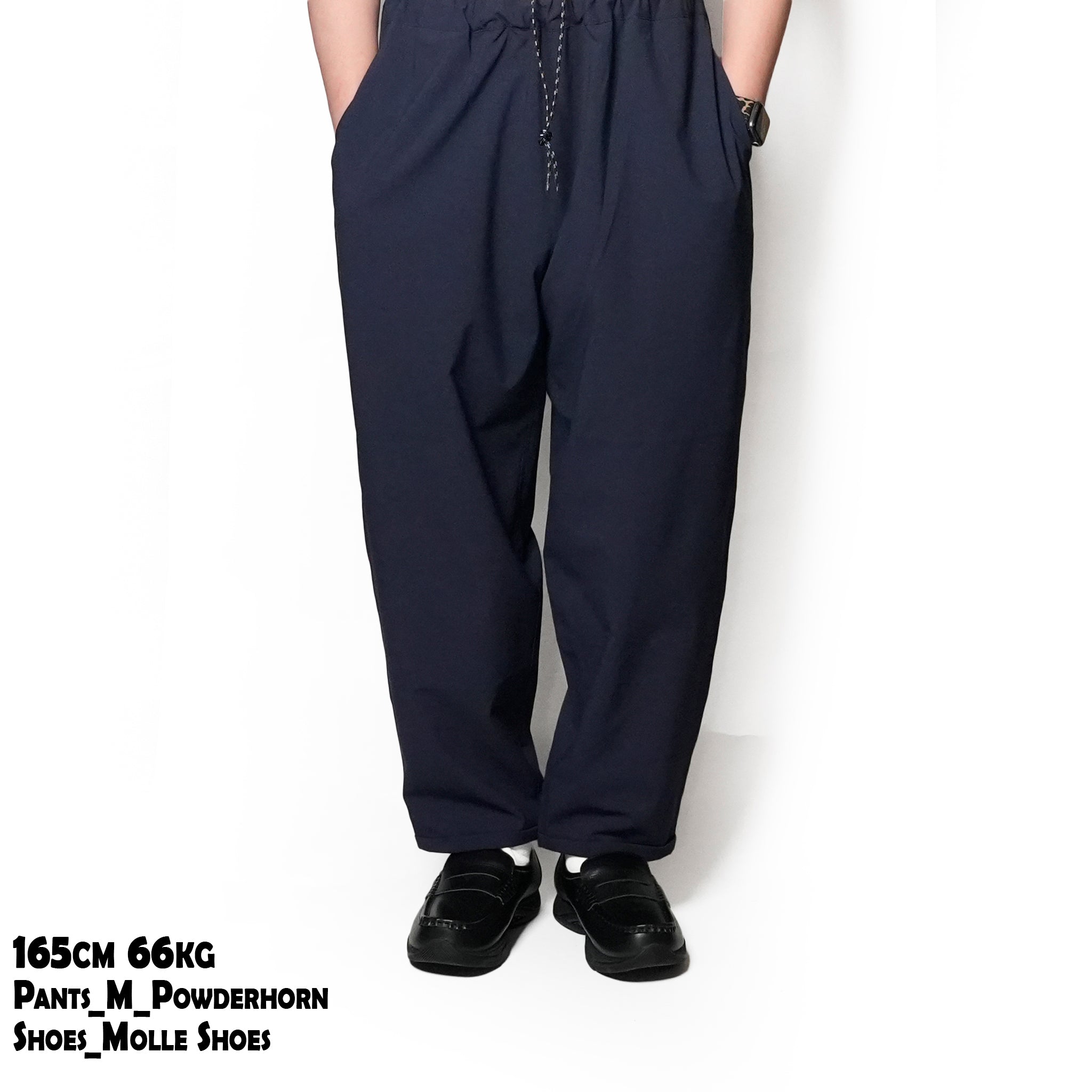 P.H. M.EASY PANTS_TAPERED | Color_Navy | No_PH25FW-002【POWDERHORN MOUNTAINEERING_パウダーホーンマウンテニアリング】