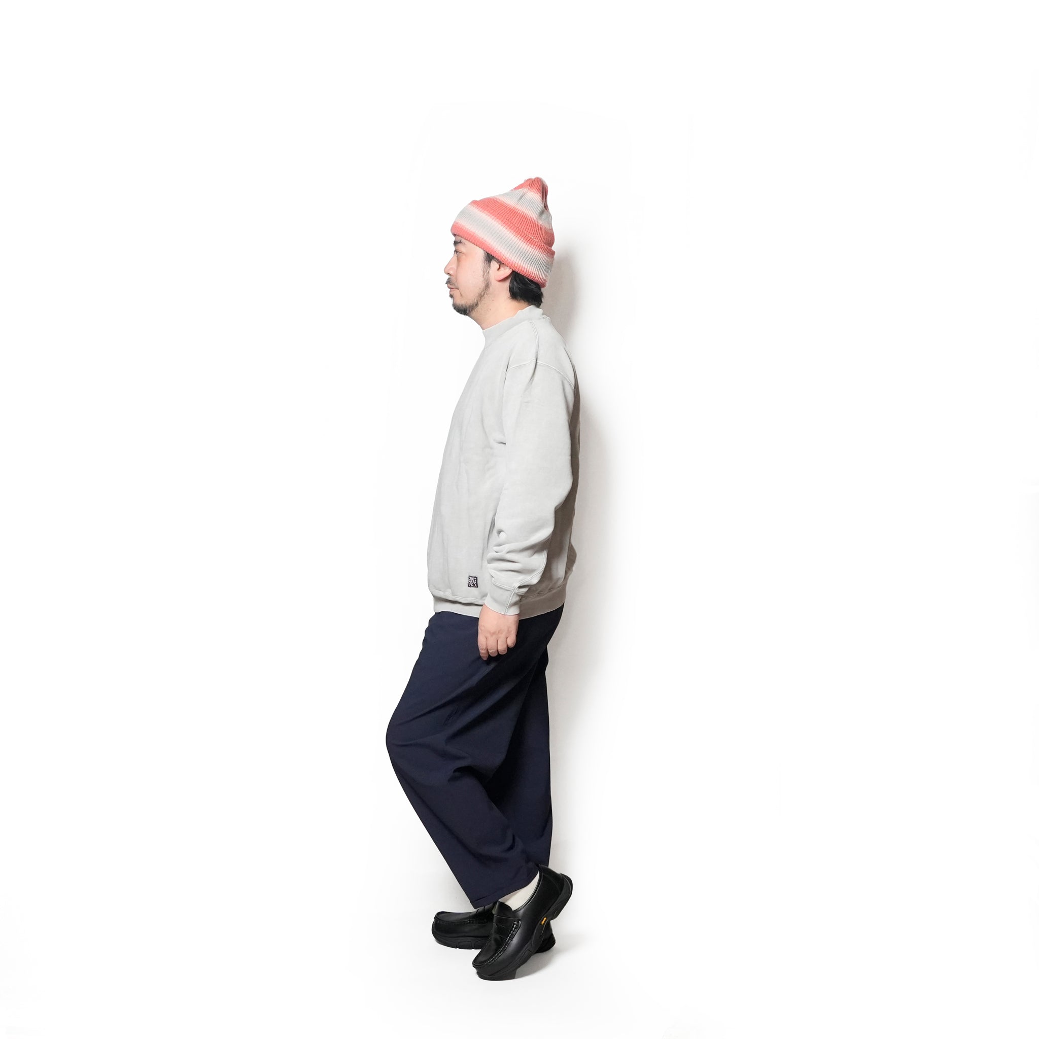 SWEAT HI-NECK | Color_Grey | No_gh5f006_grey【GUNG HO_ガンホー】