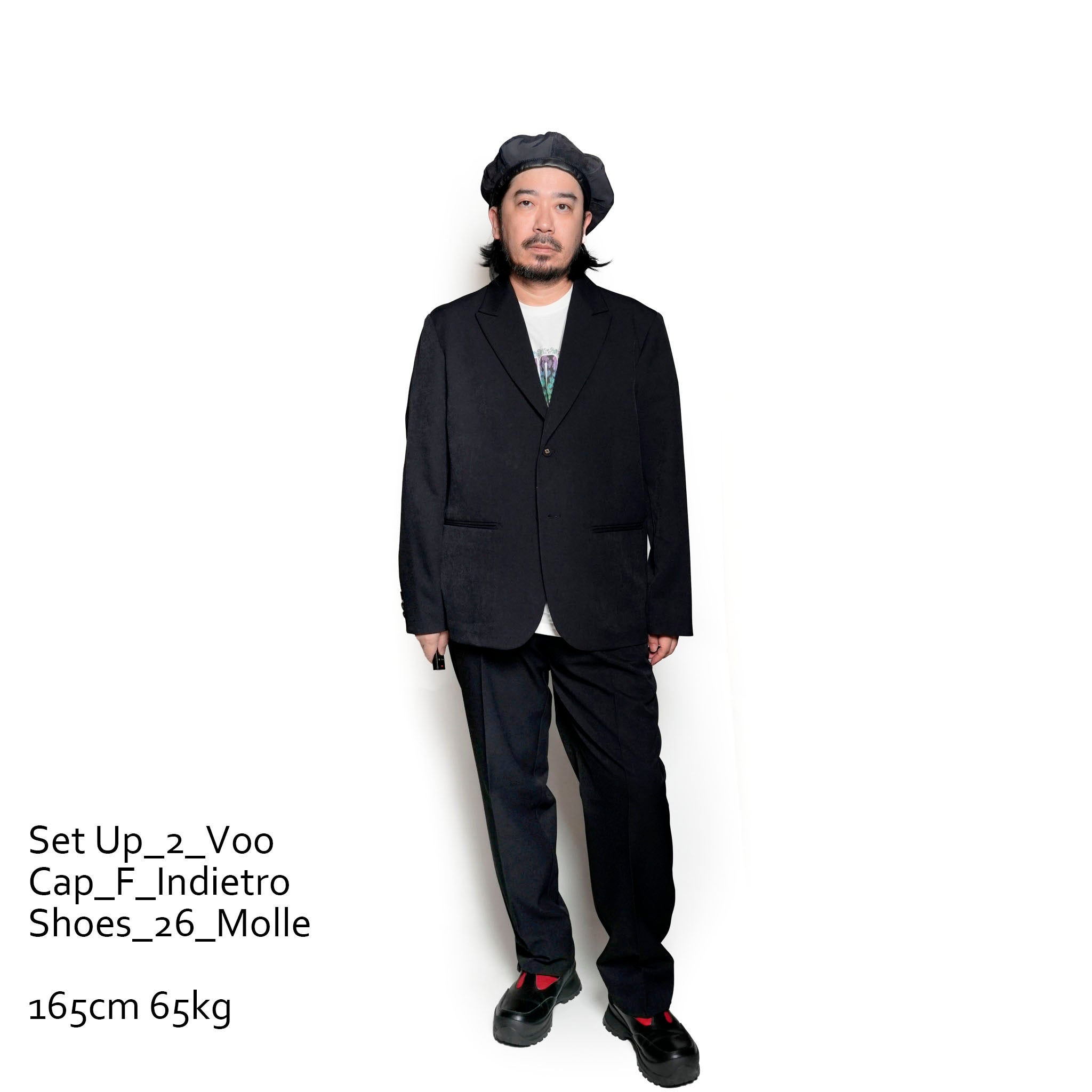 VOO-1205_BLACK | VOOMAL SUITS | Color:Black【VOO_ヴォー】