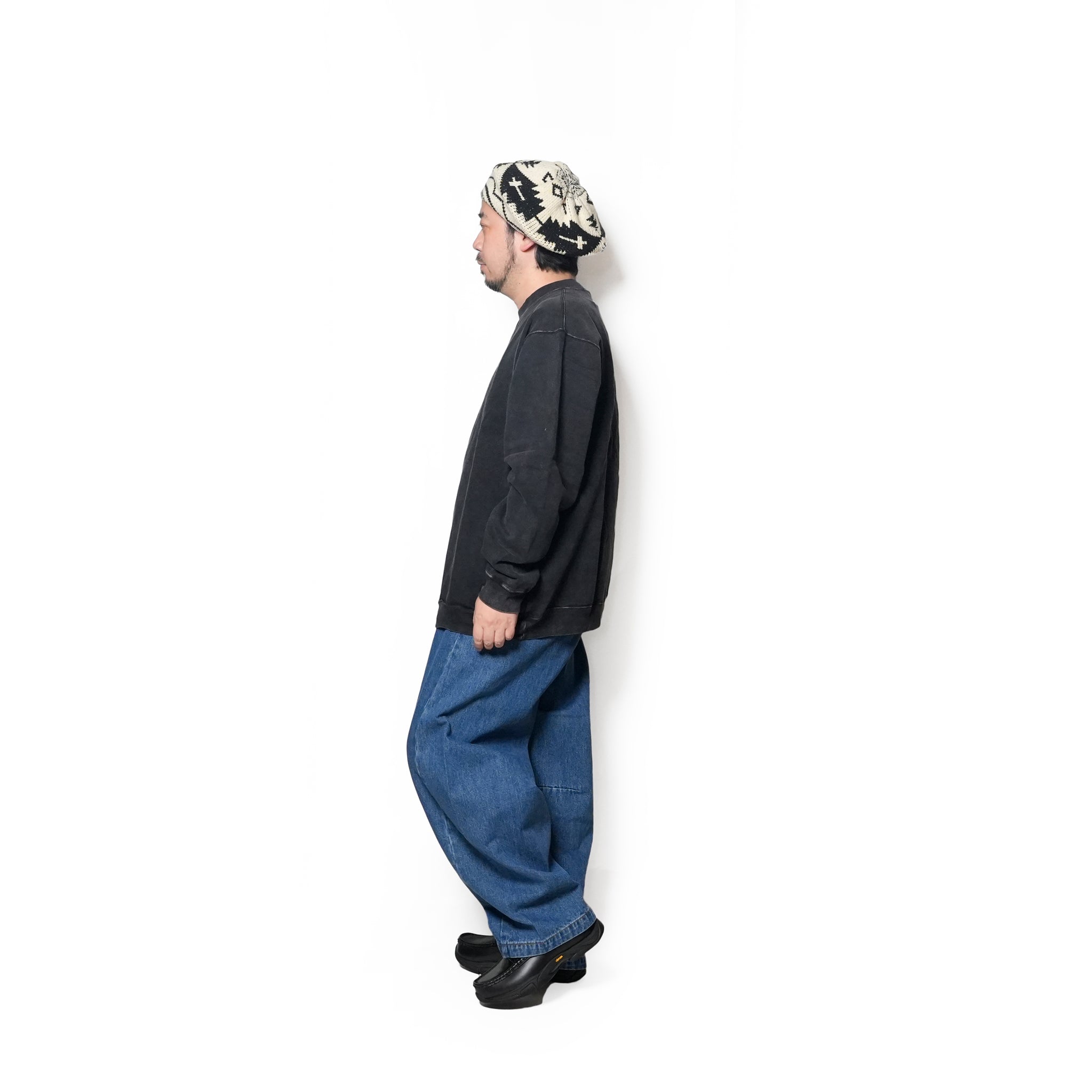 SWEAT HI-NECK | Color_Black | No_gh5f006_black【GUNG HO_ガンホー】