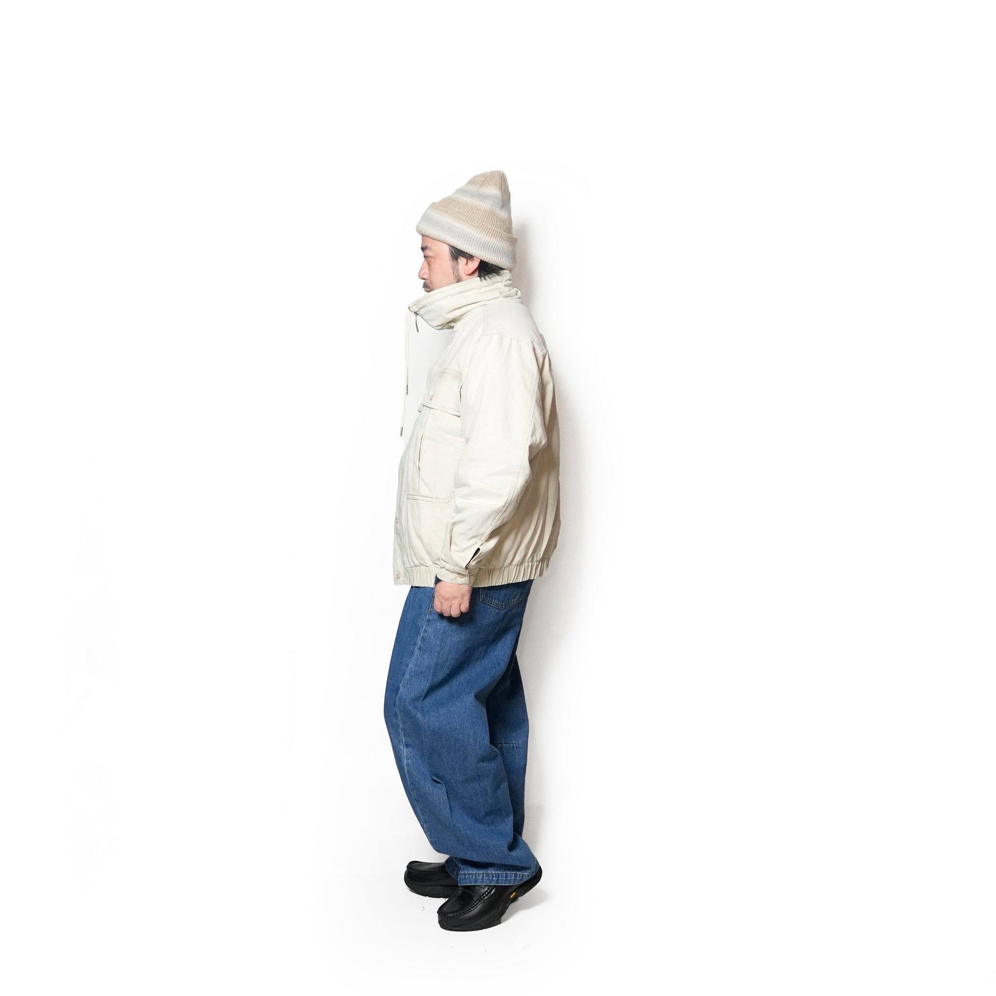 DENIM UTILITY PUFFER JACKET | Color_Antique Stone | No_27219_antique stone【ONE TEASPOON_ワンティースプーン】