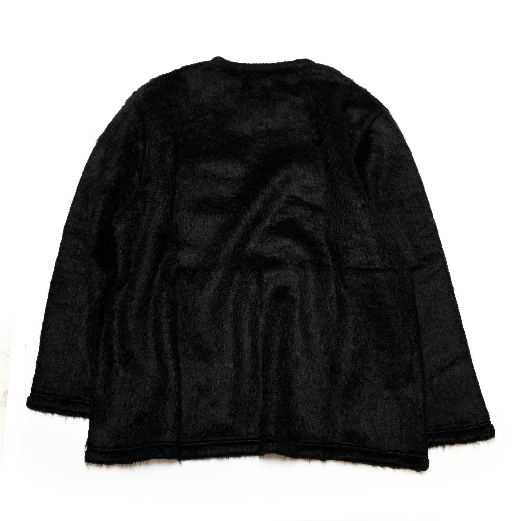 M32844-3_Black | Shaggy Long Sleeve Tee Made In Japan By MinamiShoten | Color:Black【MONITALY_モニタリー】