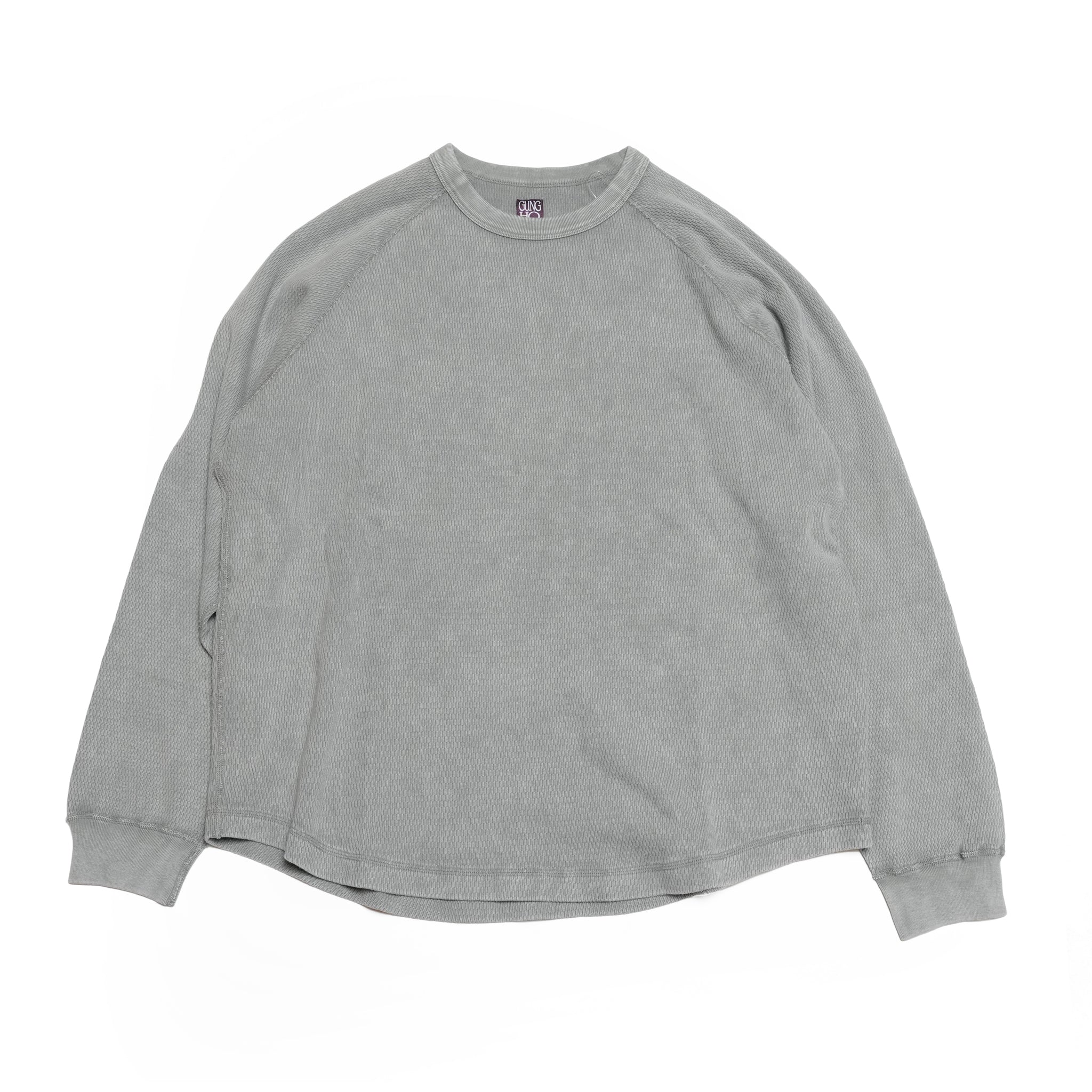 THERMAL CREWNECK | Color_Grey | No_gh5f009_grey【GUNG HO_ガンホー】