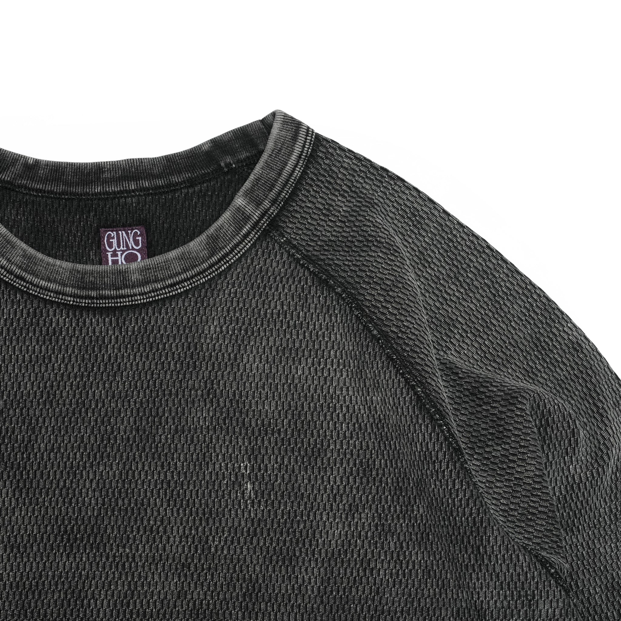 THERMAL CREWNECK | Color_Black | No_gh5f009_black【GUNG HO_ガンホー】