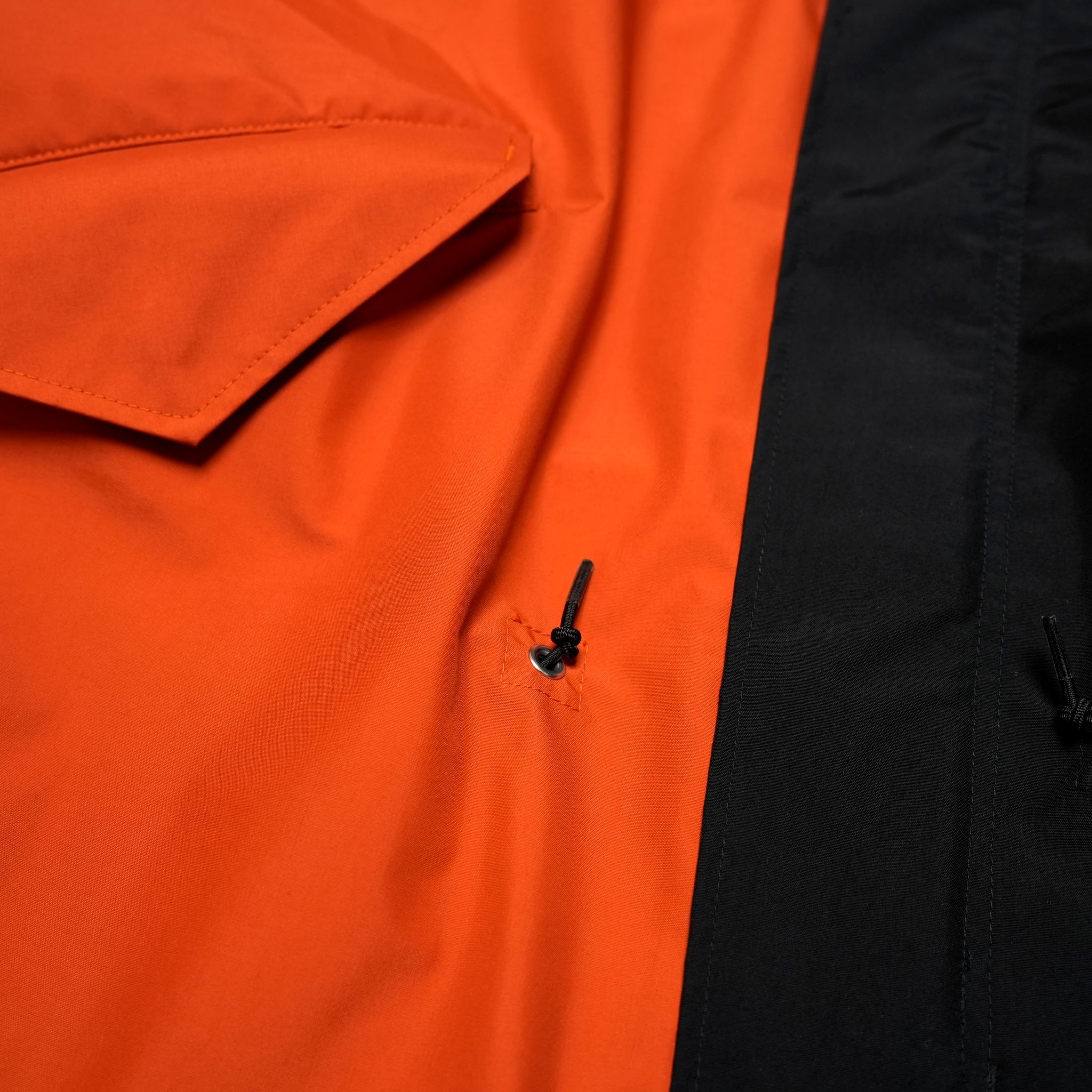PH24FW-006_Black / Orange | P.H.M. MOD’S COAT – Black / Orange | POWDERHORN MOUNTAINEERING