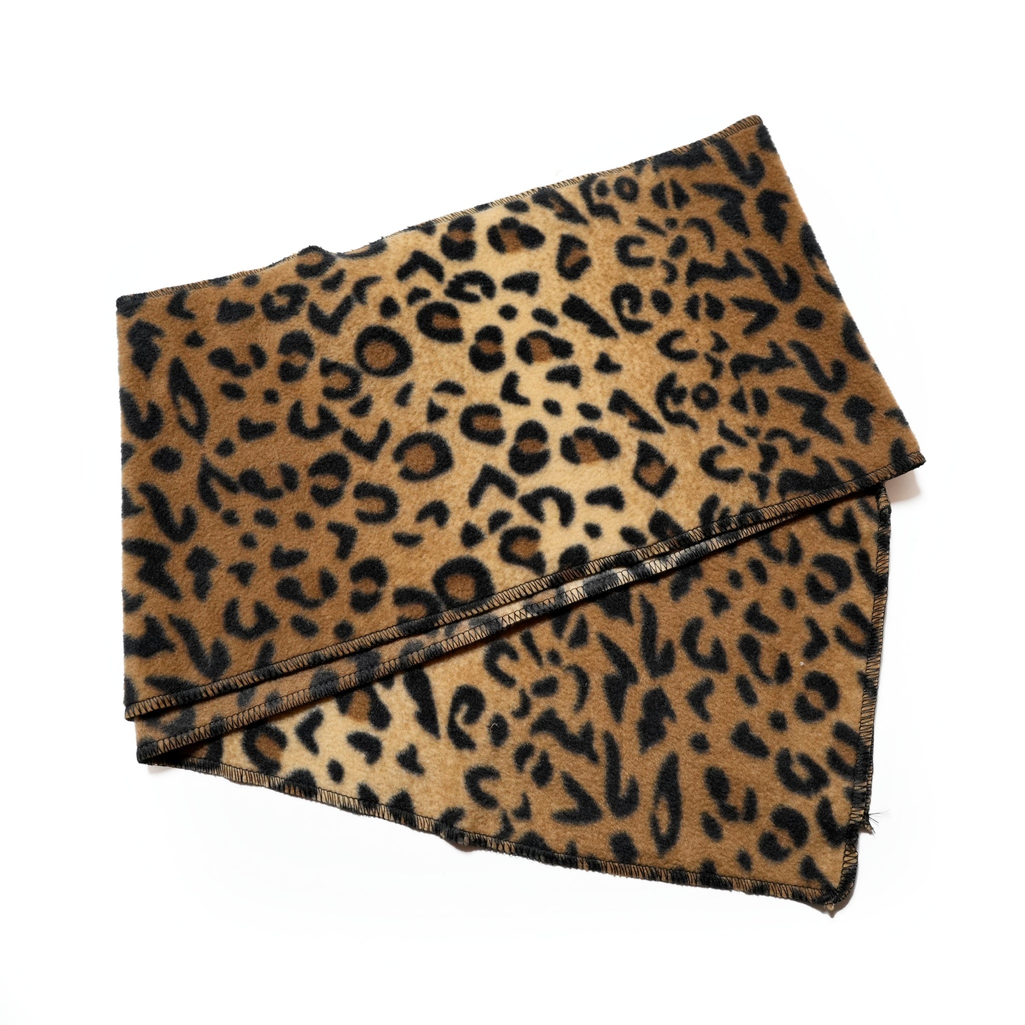 S90S_LEOPARD | Fleece Scarf 58” x8.5” | Color:Leopard【SPRING MOUNTAIN＿スプリングマウンテン】【ネコポス選択可能】